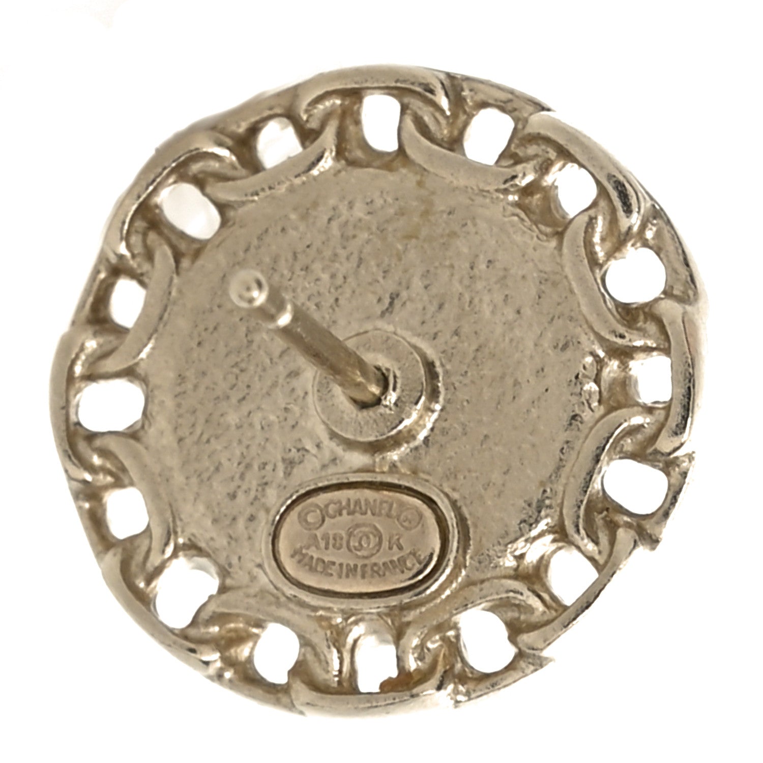 CC Chain Earrings Golden Black