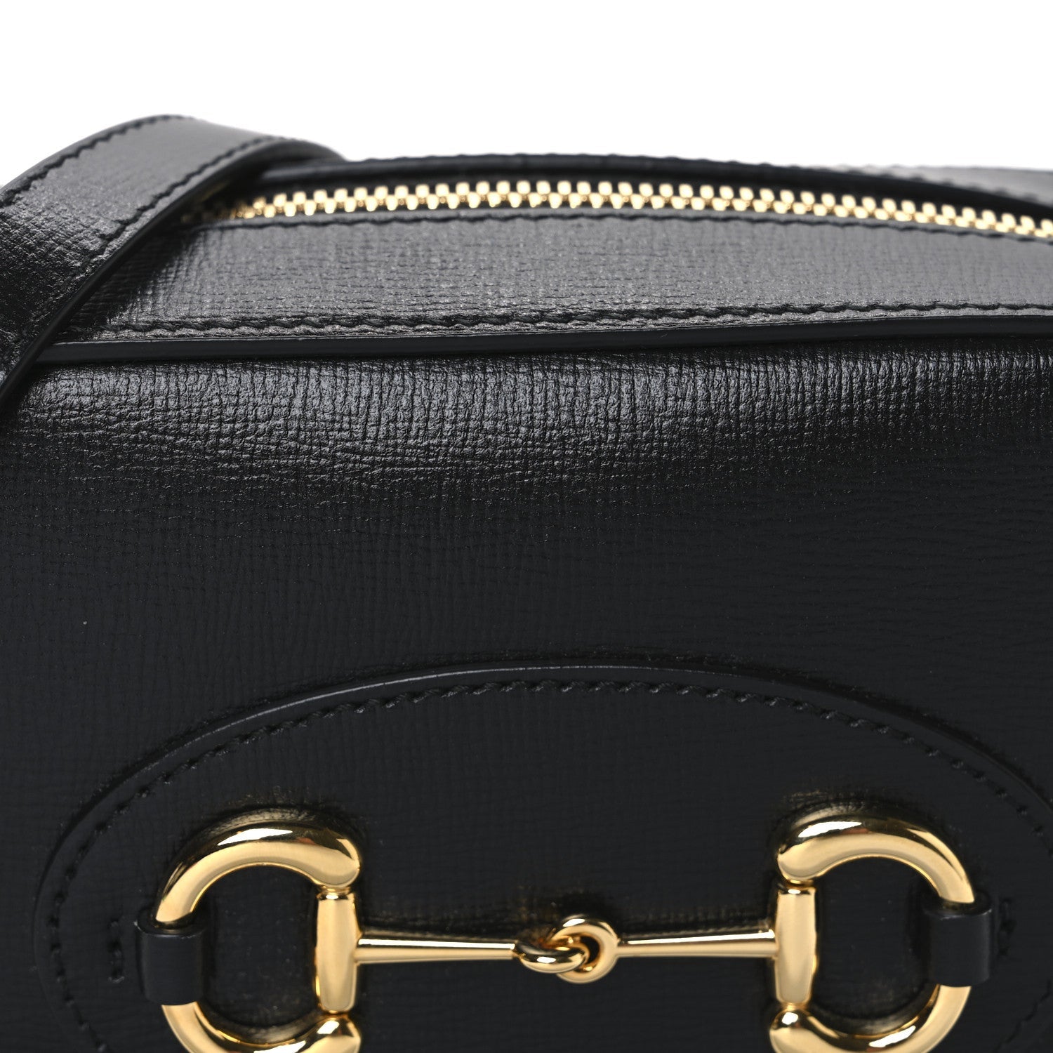 Calfskin Mini Horsebit 1955 Camera Shoulder Bag Black