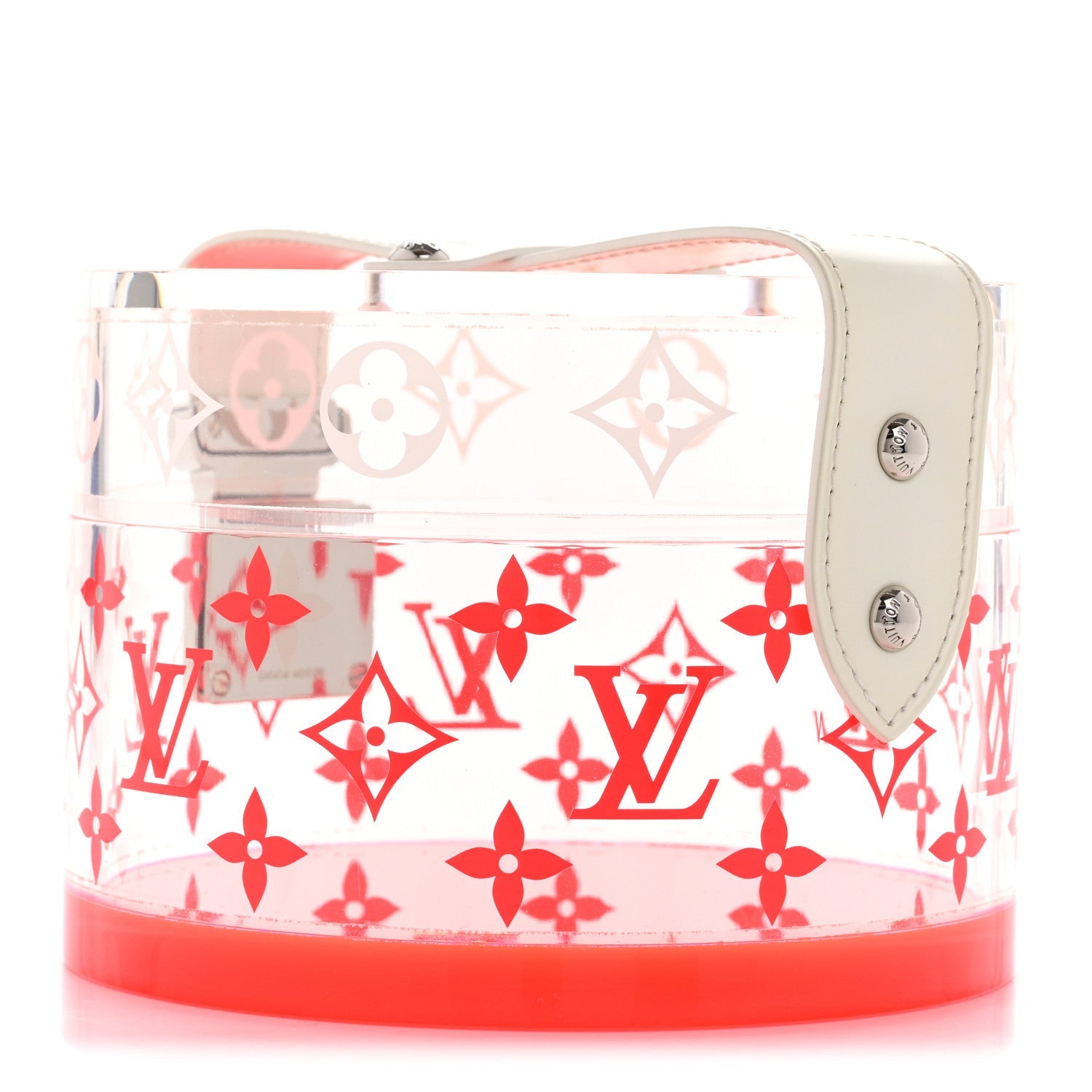 Transparent Plexiglass Box Scott Fluorescent Pink