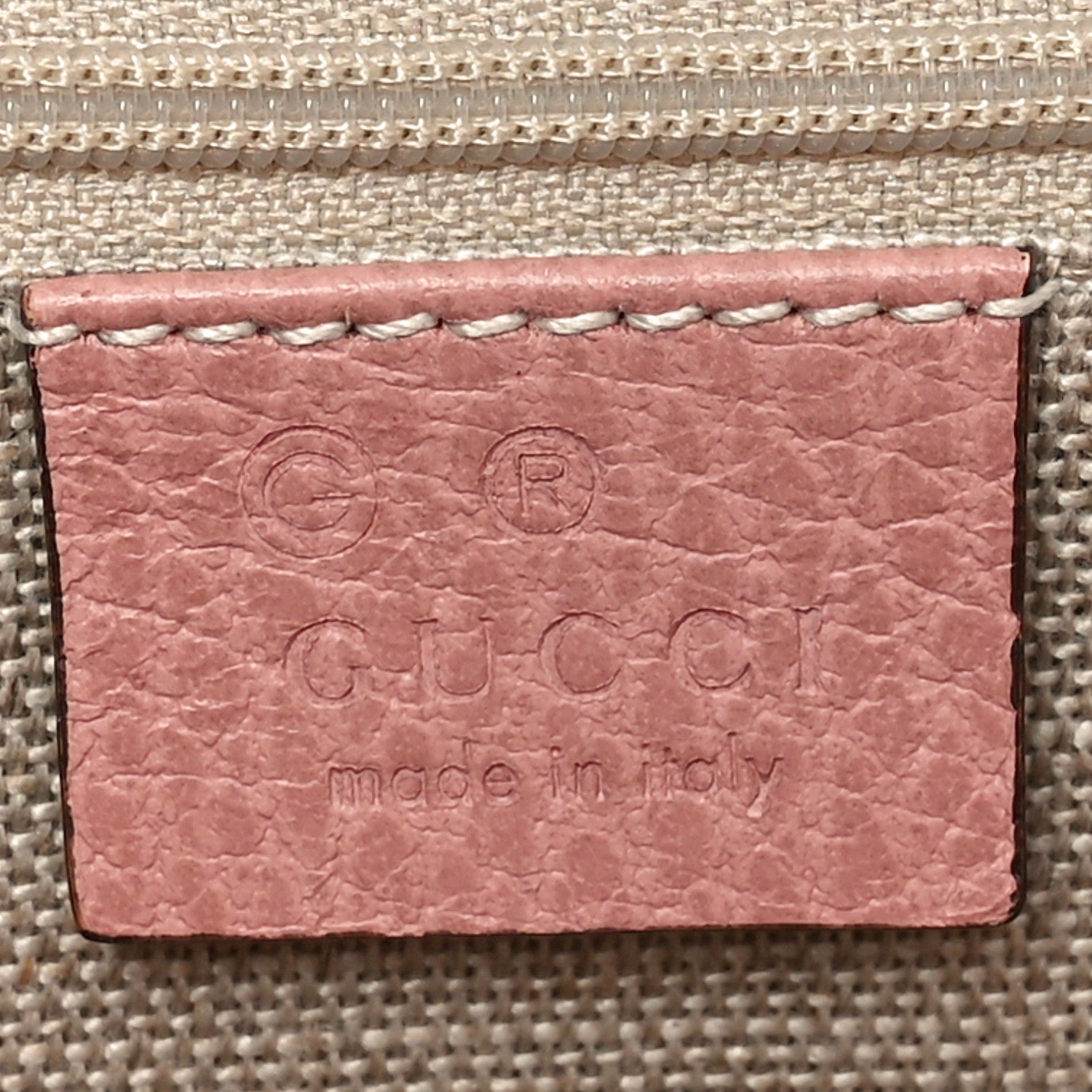 Dollar Calfskin Interlocking G Shoulder Bag Soft Pink