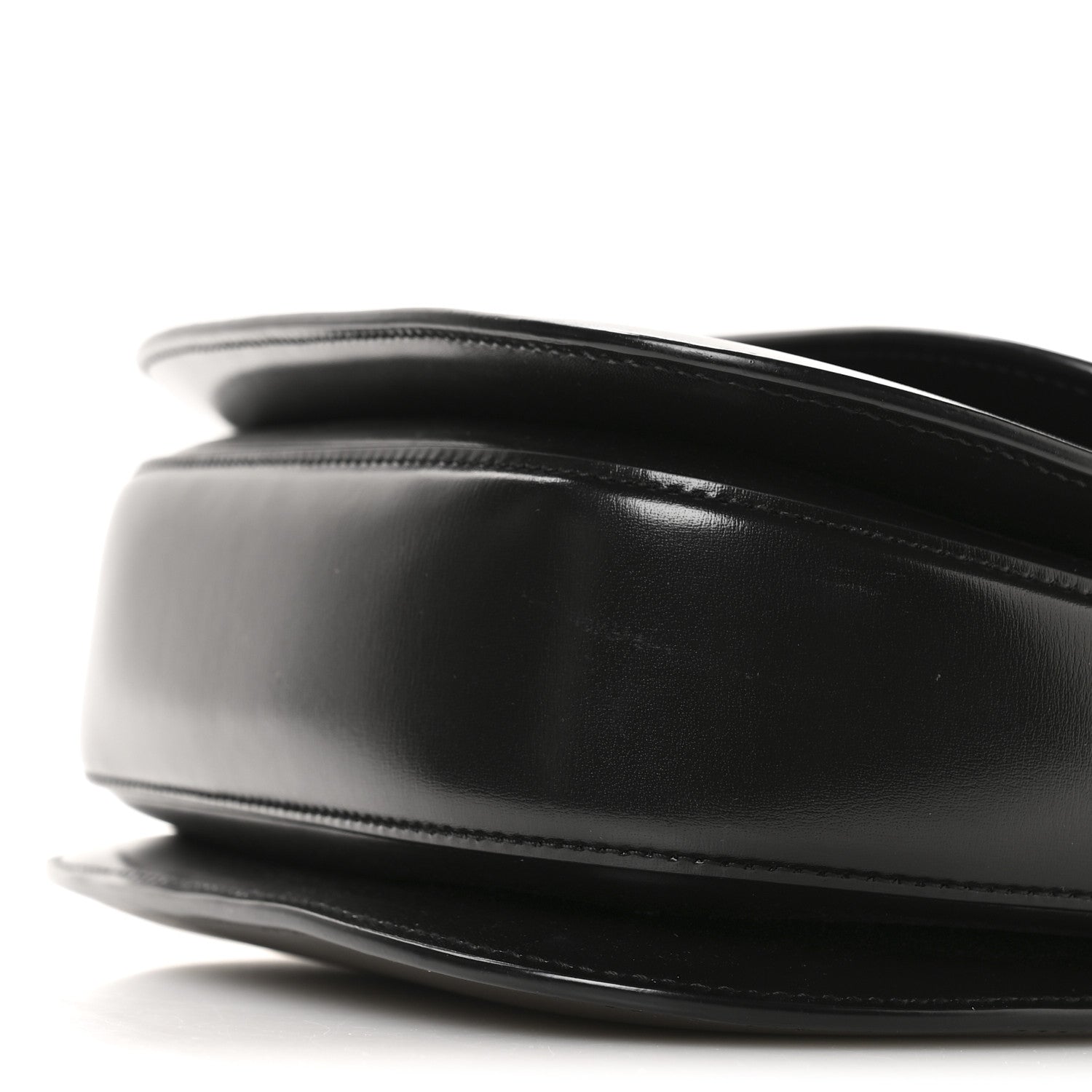 Boarded Dyana Lux Calfskin Web Monochrome Small Bamboo 1947 Top Handle Bag Black