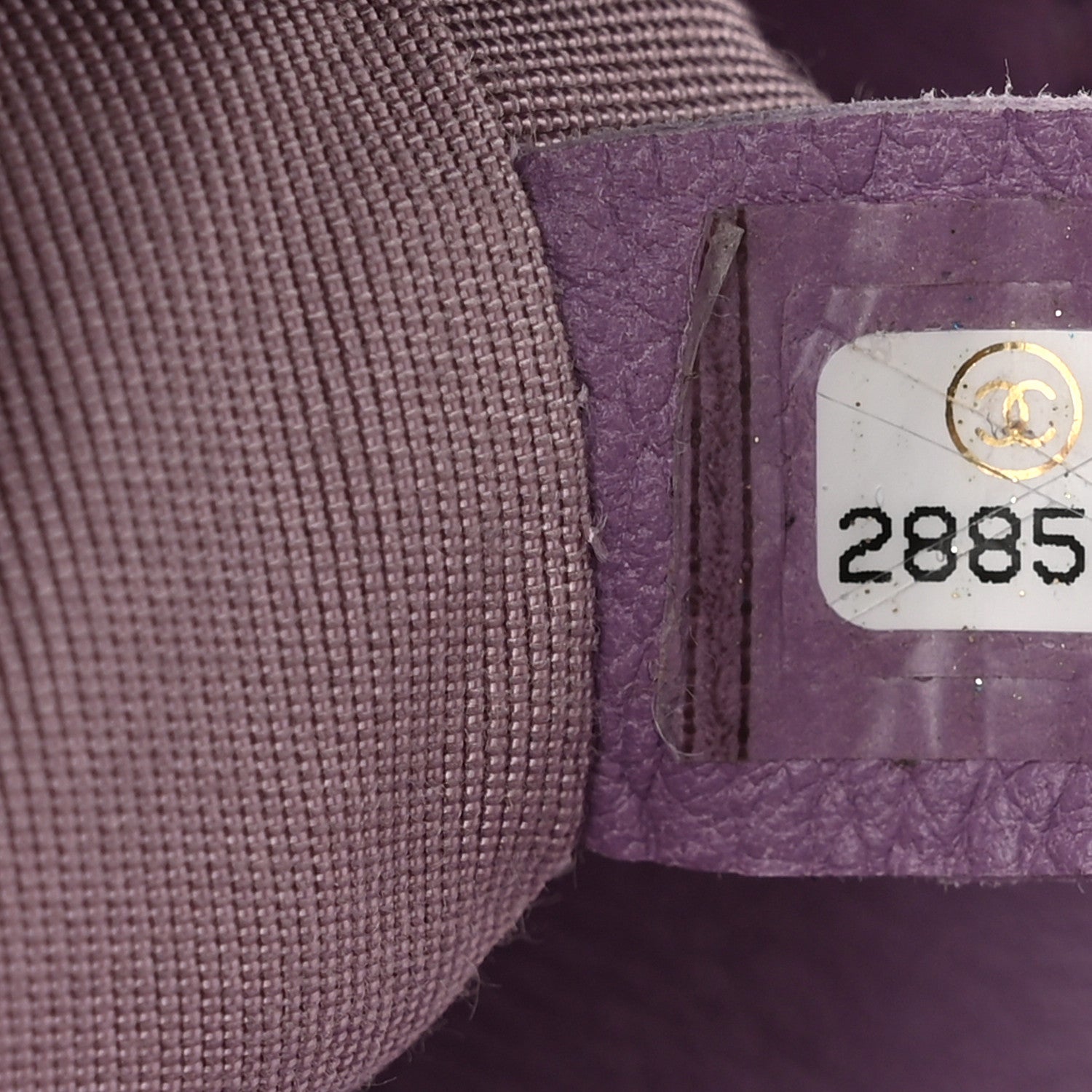 Jersey Quilted Chanel 19 Waist Bag Purple