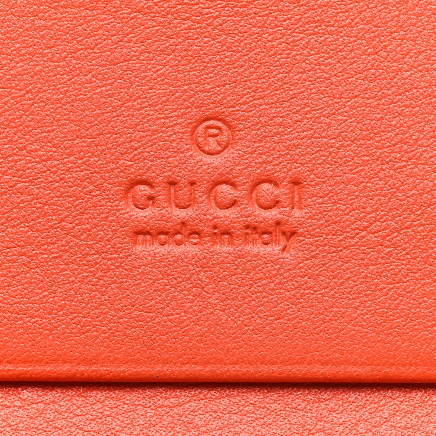 Boarded Plutone Crocodile Horsebit 1955 Card Case Wallet Sun Orange