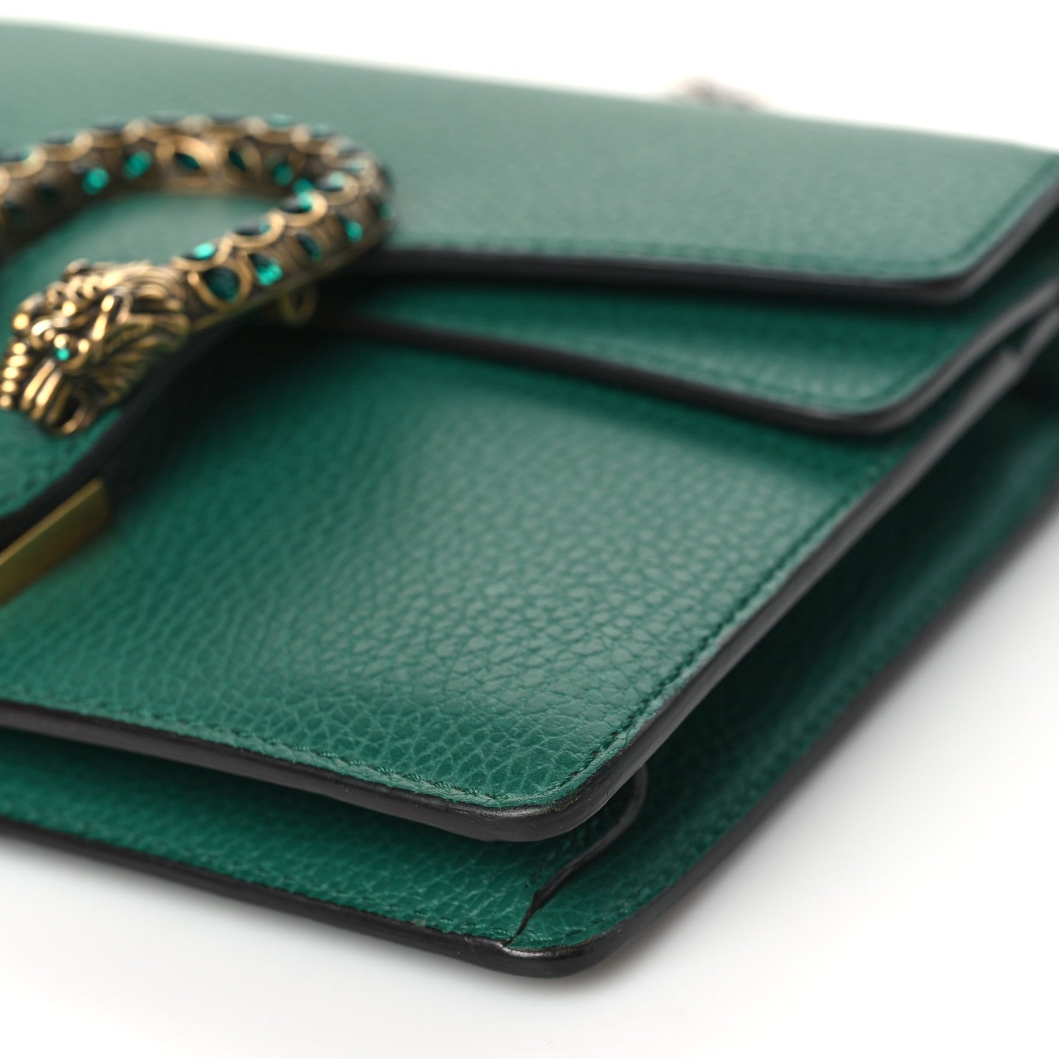 Calfskin Mini Dionysus Shoulder Bag Emerald