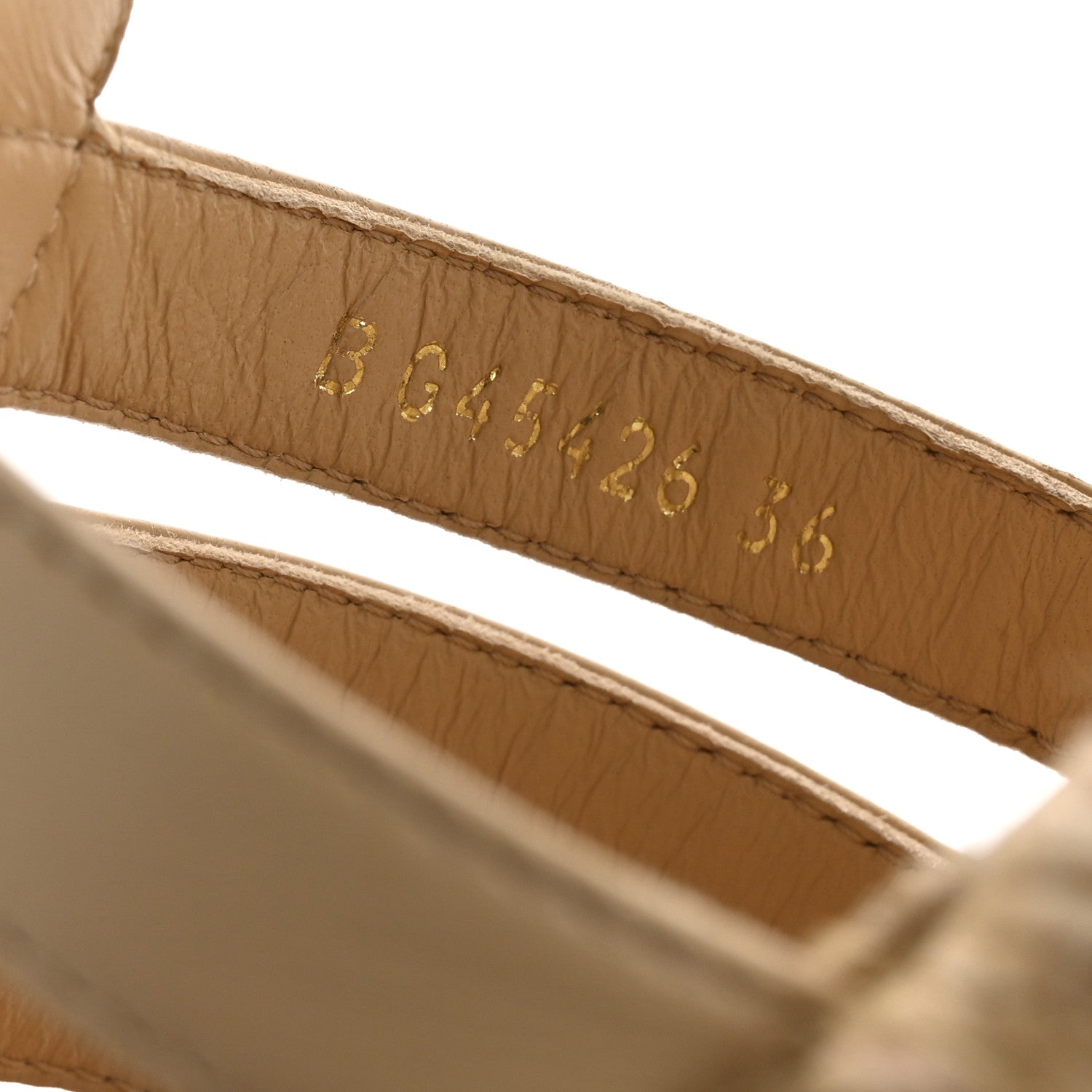 Lambskin Espadrille Sandals 36 Beige