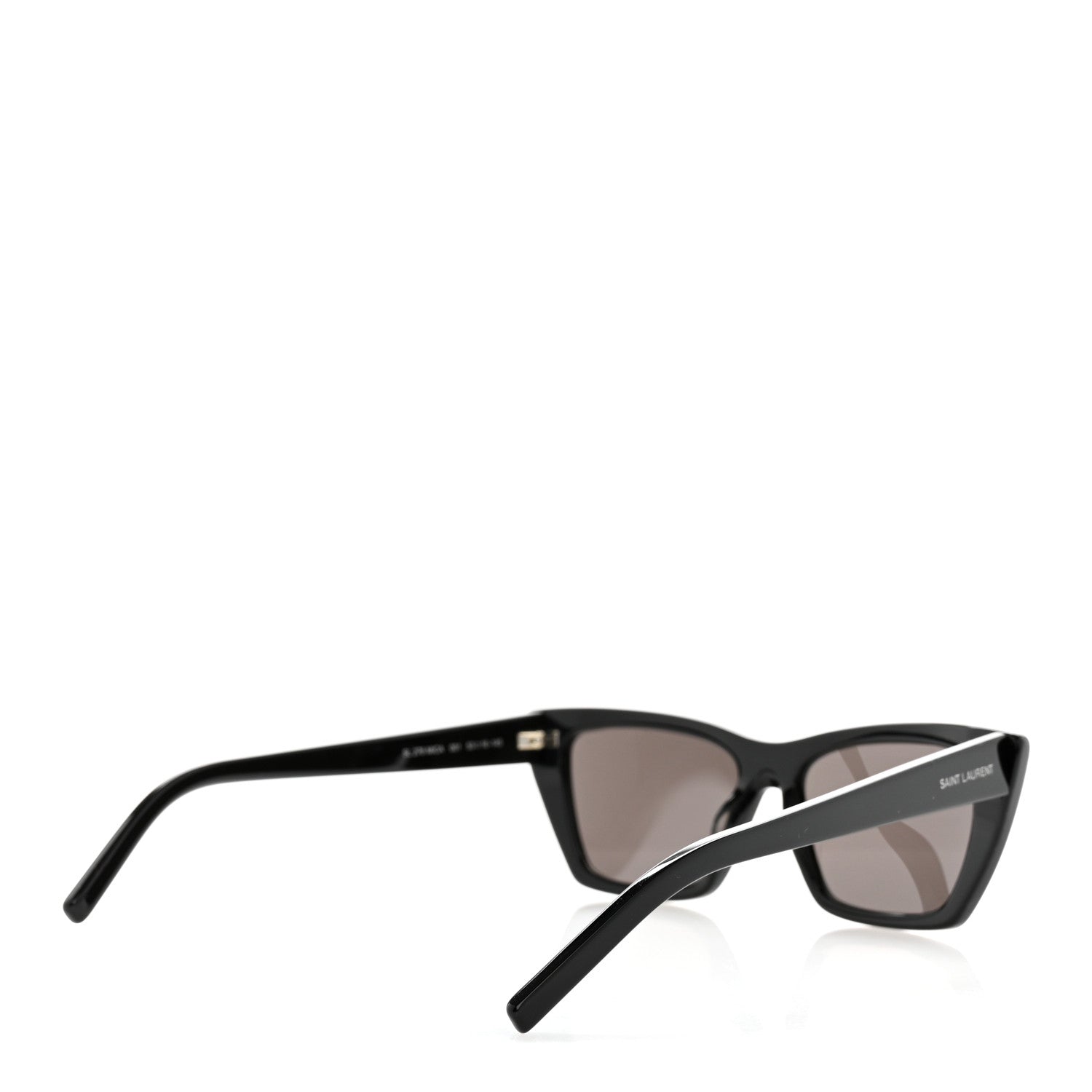 Acetate Mica Cat Eye Sunglasses SL 276 Black