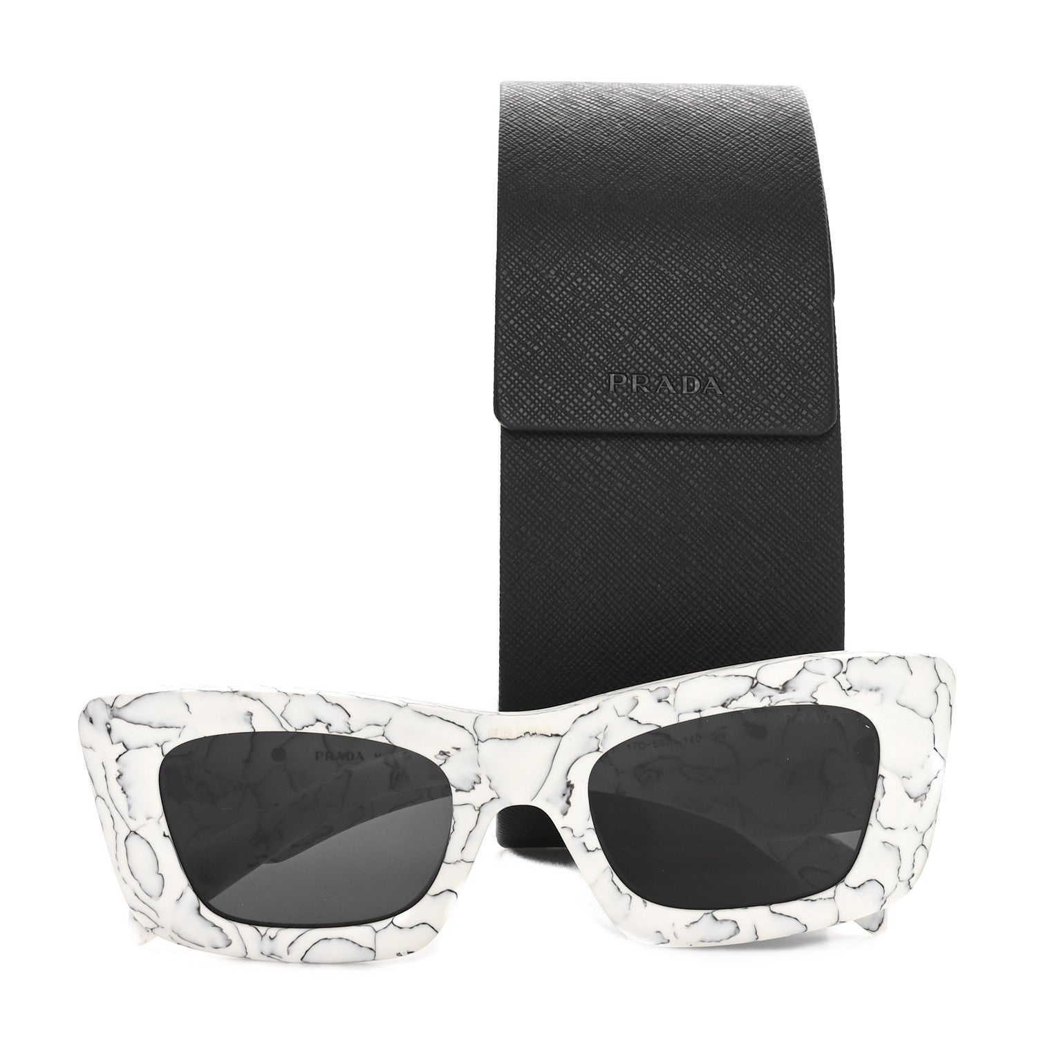 Acetate Symbole Sunglasses SPR 13Z White Marble