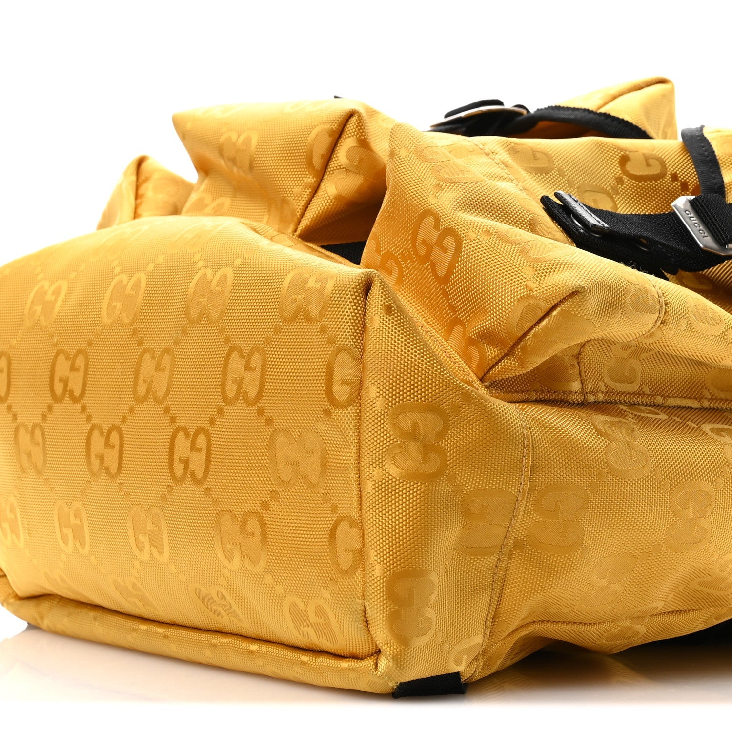 Econyl Nylon Monogram Off The Grid Utility Pocket Backpack Crop Black