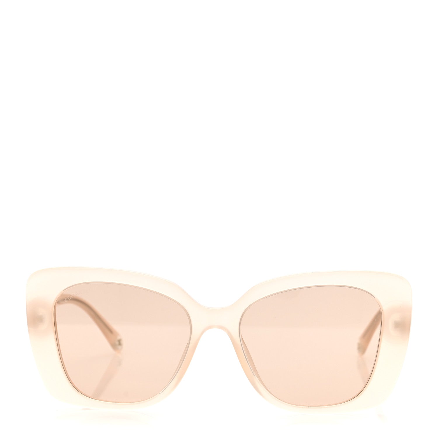 Acetate Rectangle Sunglasses 5504 Light Pink