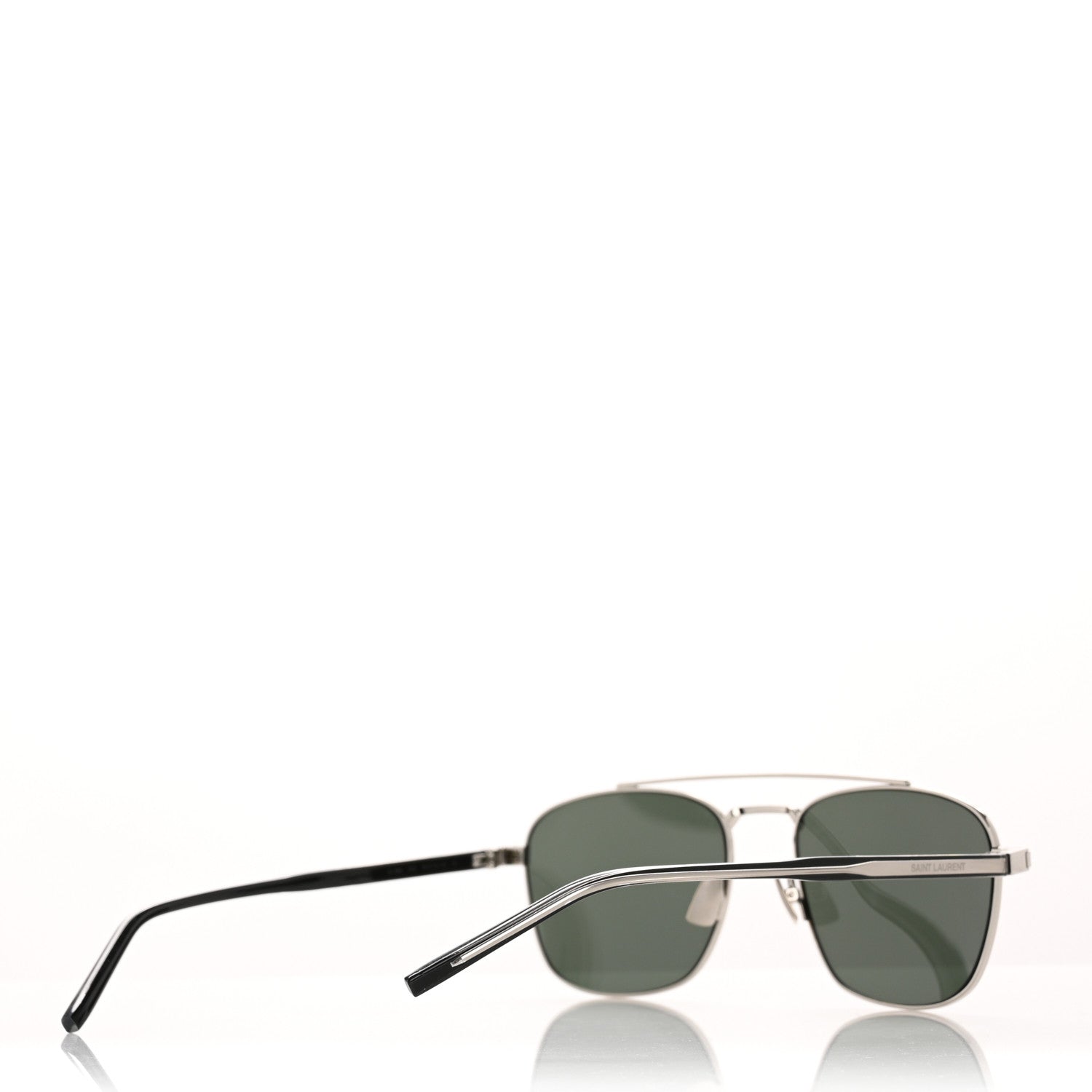 Acetate Metal Aviator SL665 Sunglasses Black