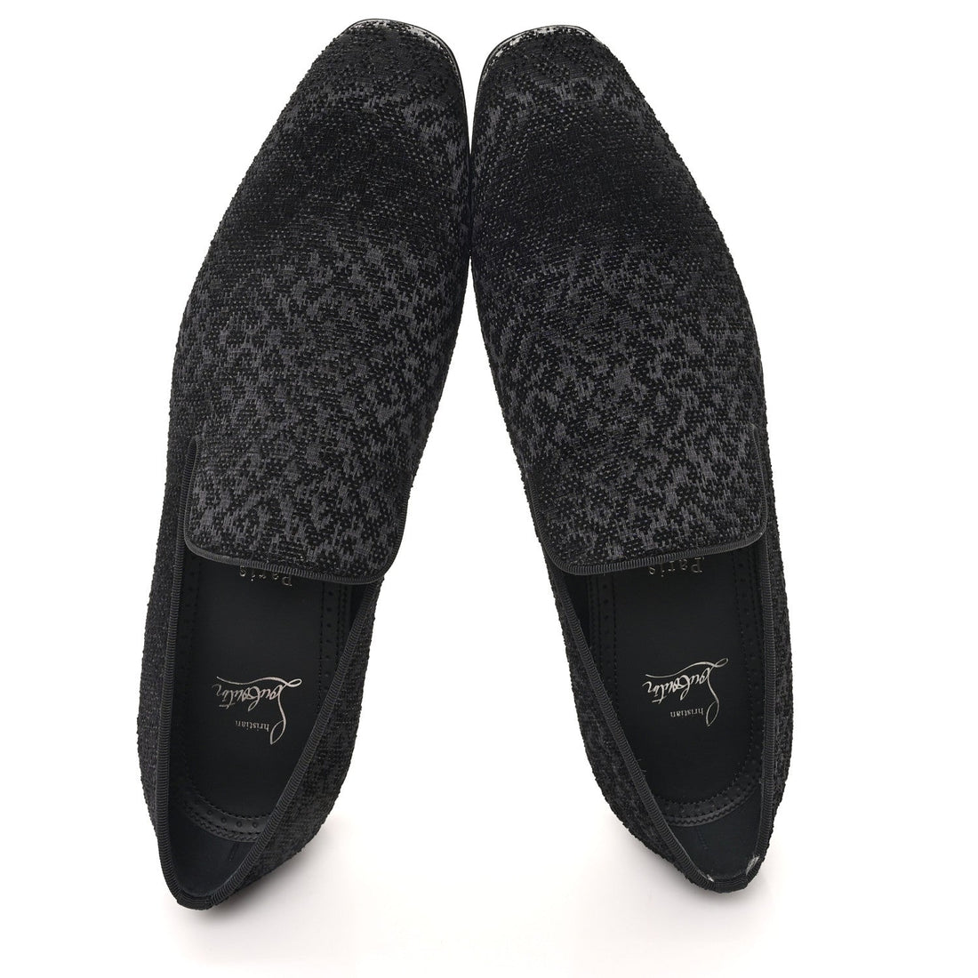 Tessuto Traviata Mens Dandelion Flat Loafers 43 Black