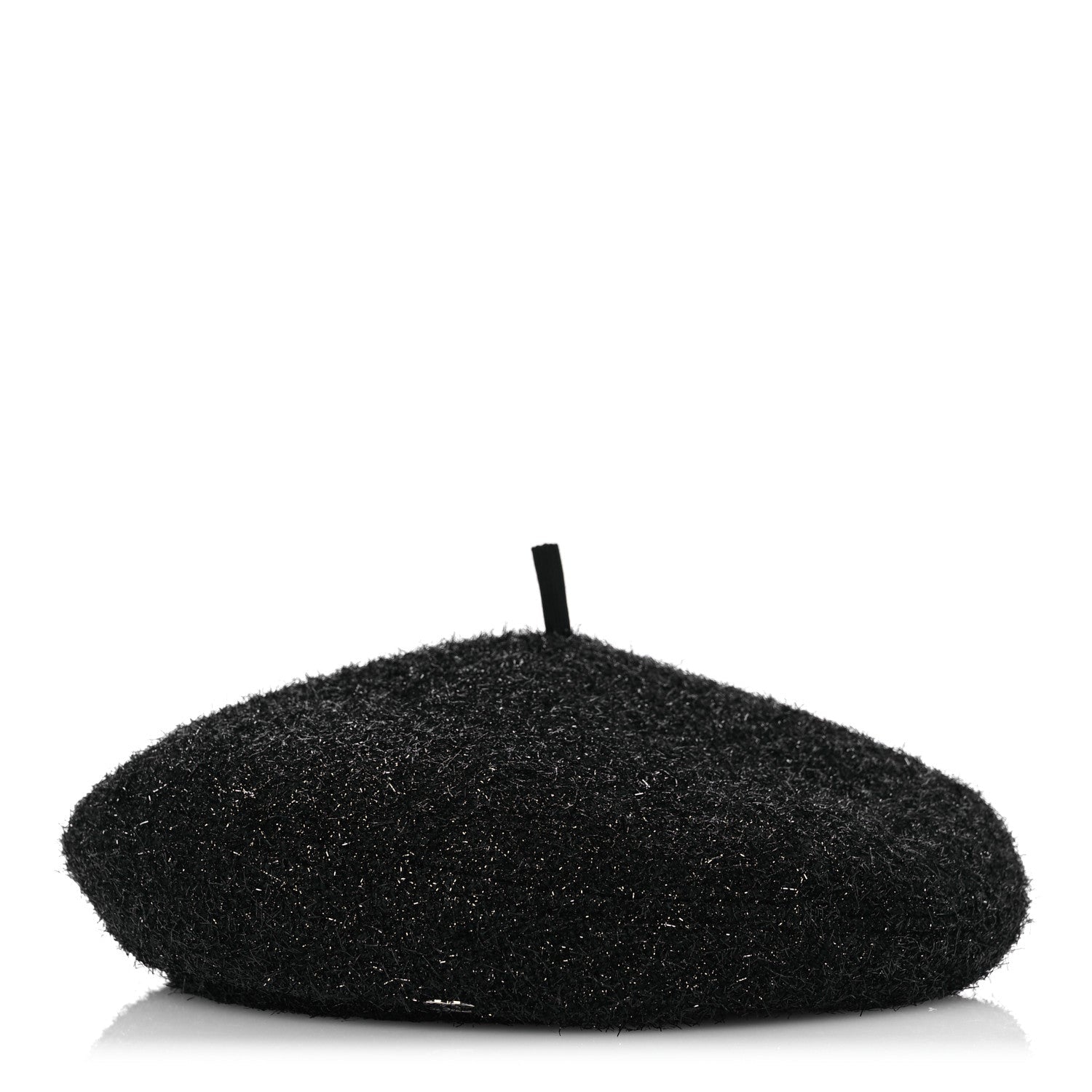 Cotton Metallic CC Beret M Black