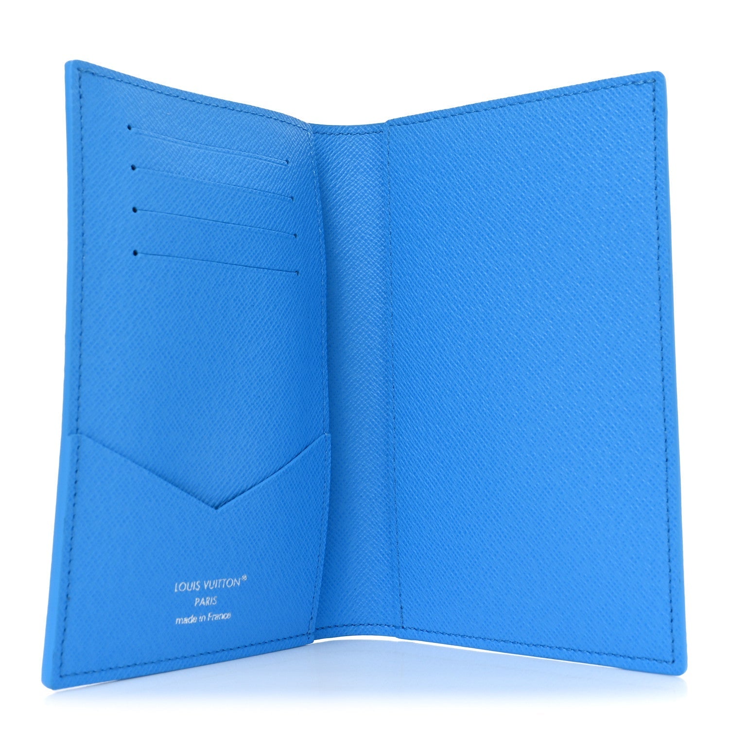 Monogram Sports Passport Cover Pool Blue