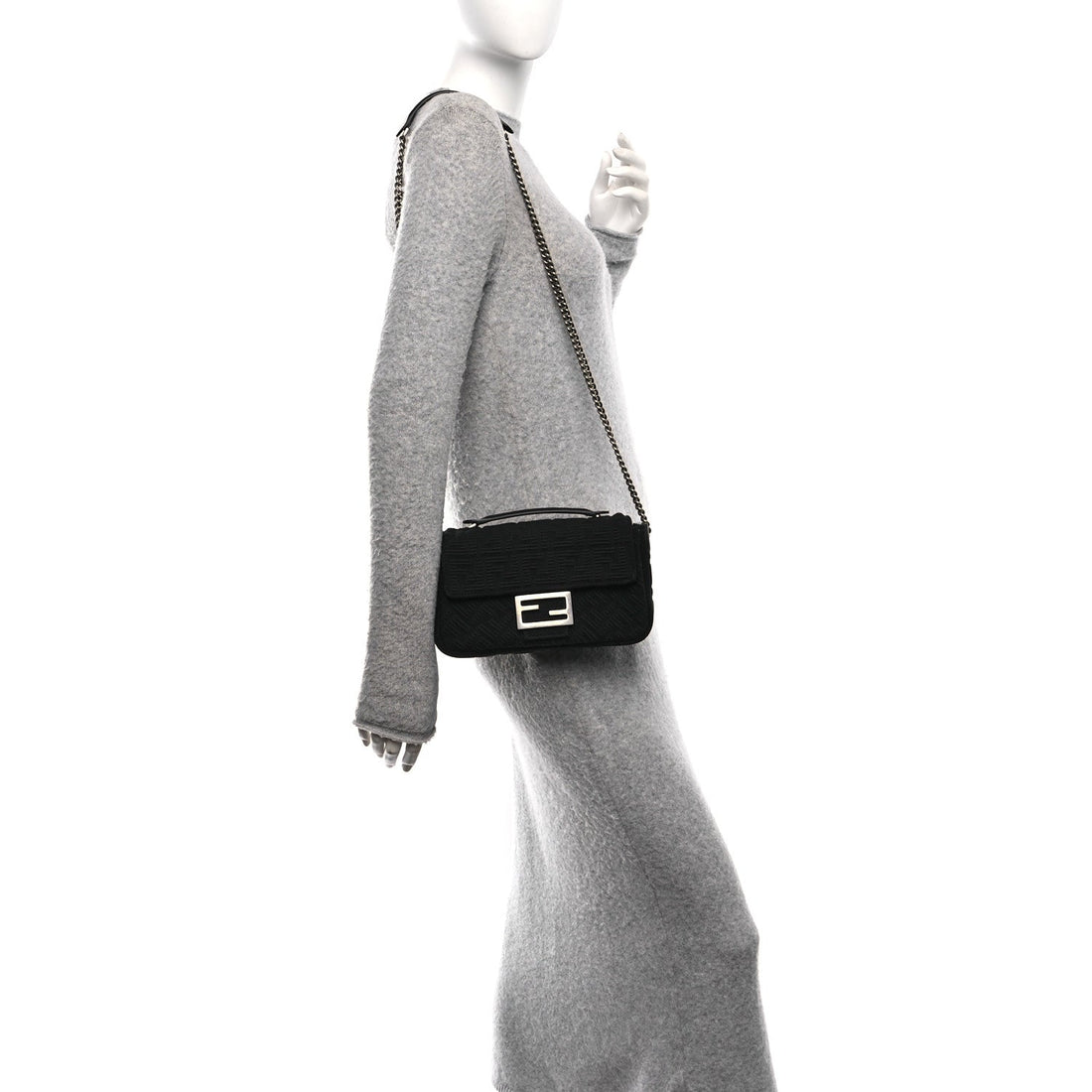 Technical Fabric FF Midi Chain Baguette Black