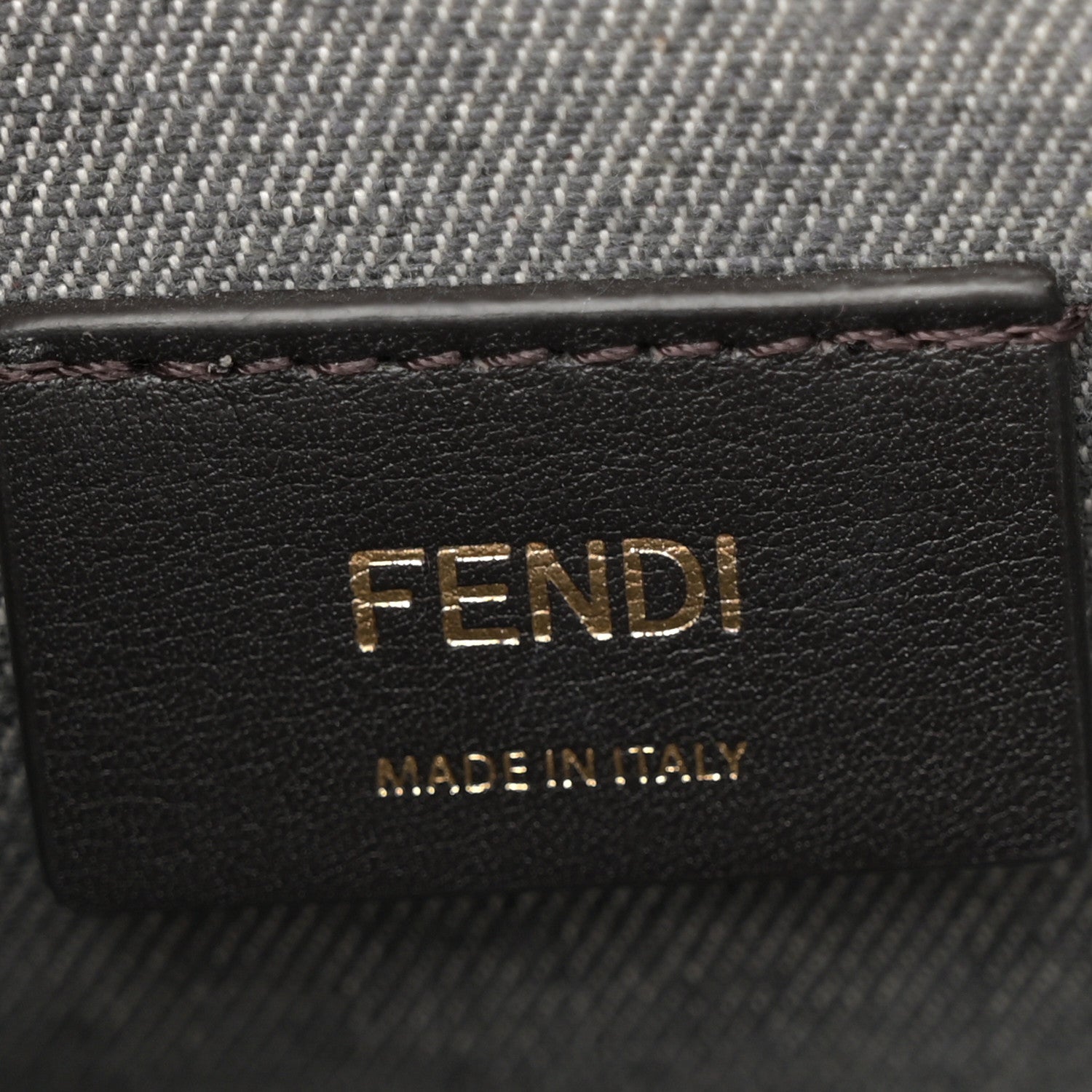 Chenille Vitello Grace FF Embroidered Small Fendi Sunshine Shopper Tote Dark Blue Grey