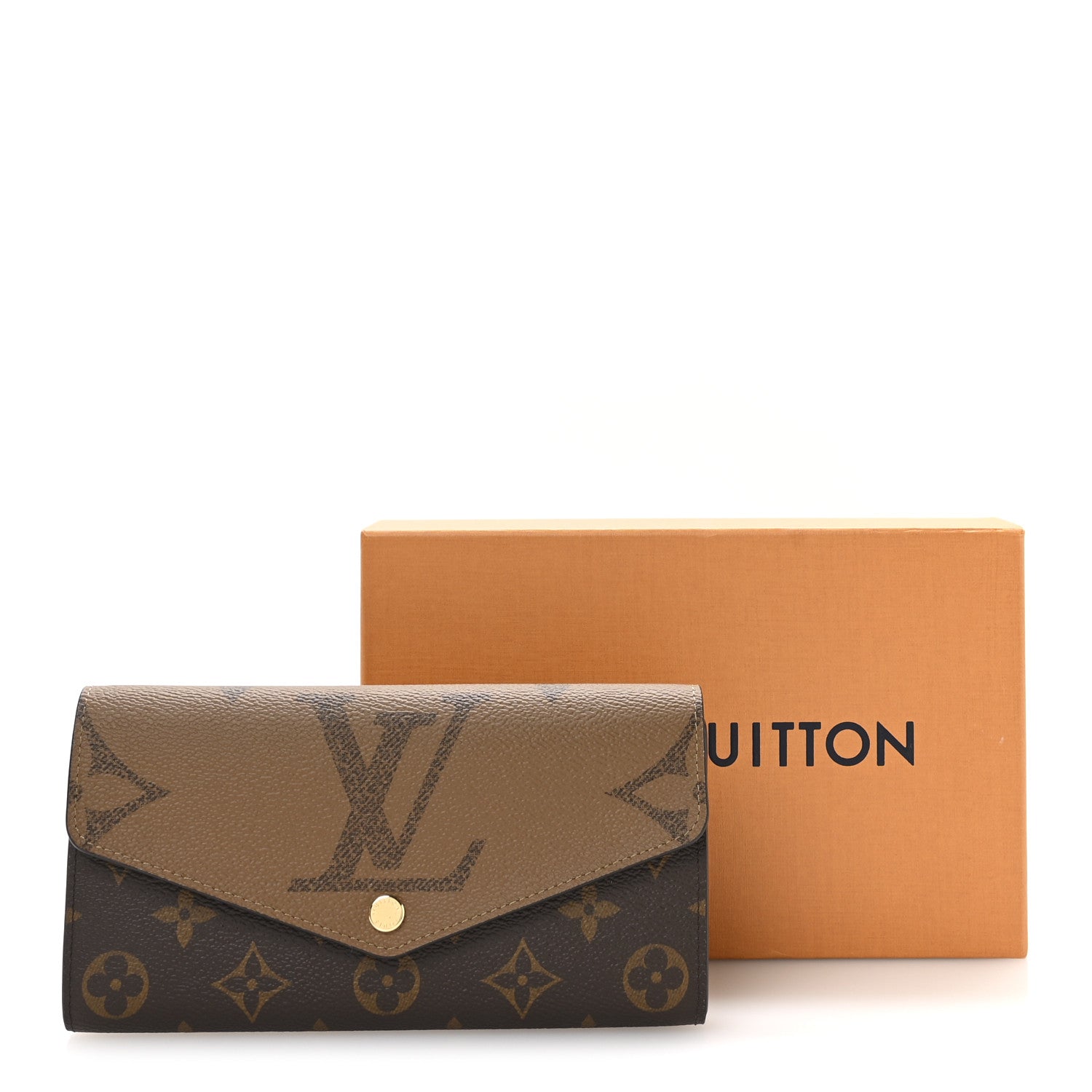 Reverse Monogram Giant Sarah Wallet