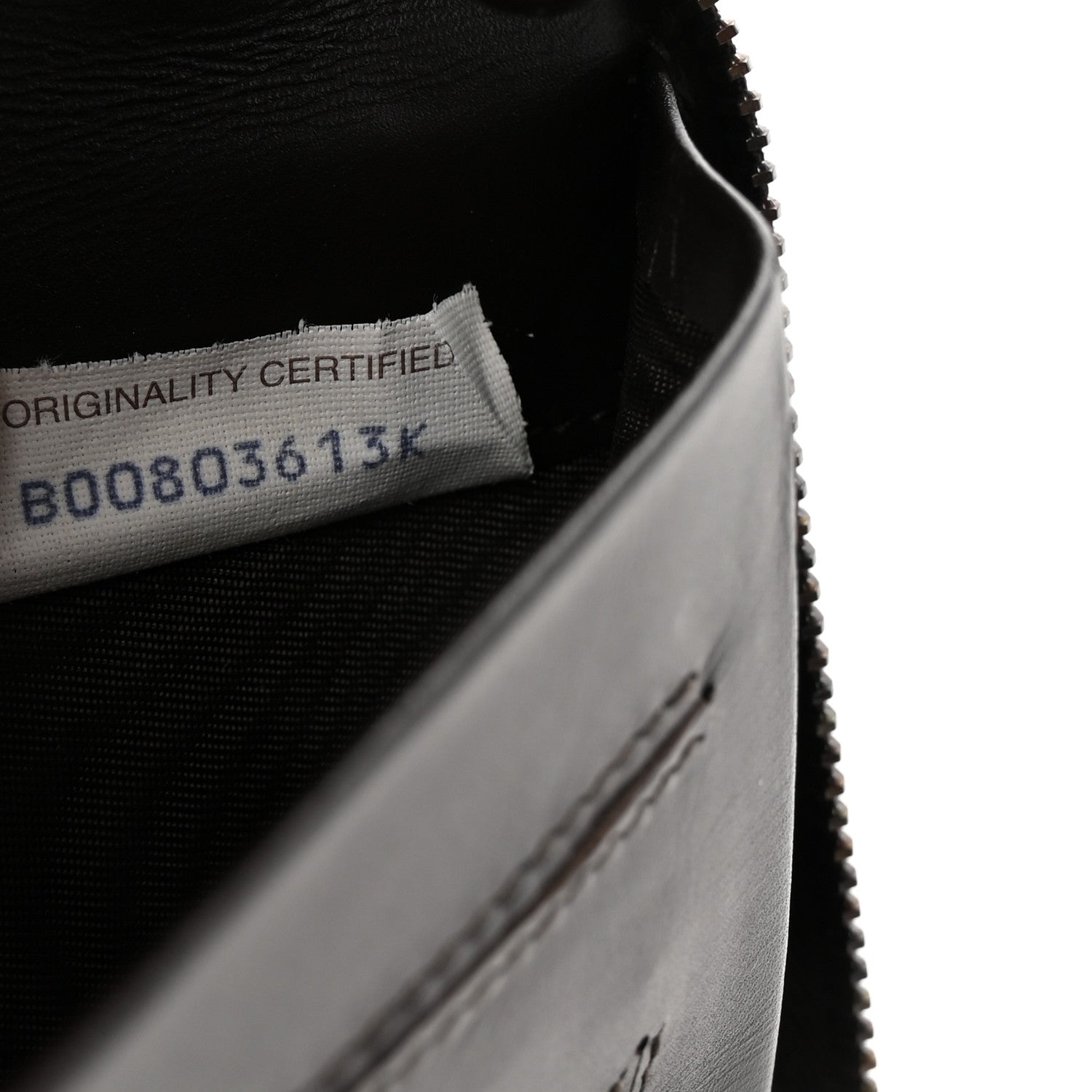 Nappa Intrecciato Travel Organizer Wallet Ebano