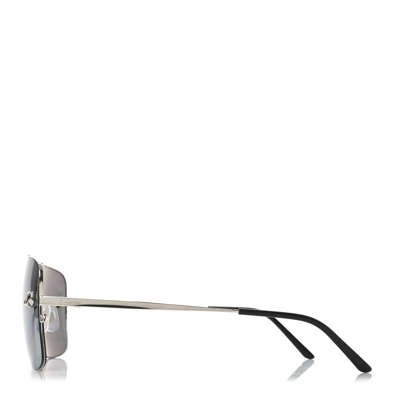 Panthere De Cartier Aviator Sunglasses CT0244S Silver