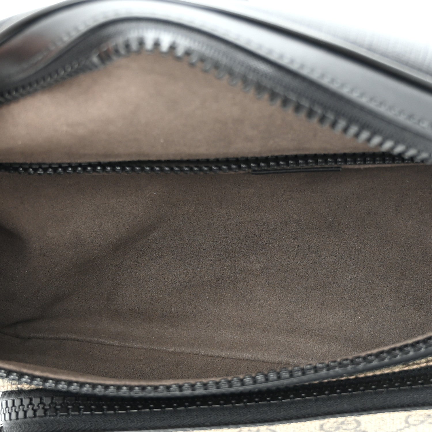 GG Supreme Monogram Belt Bag Black