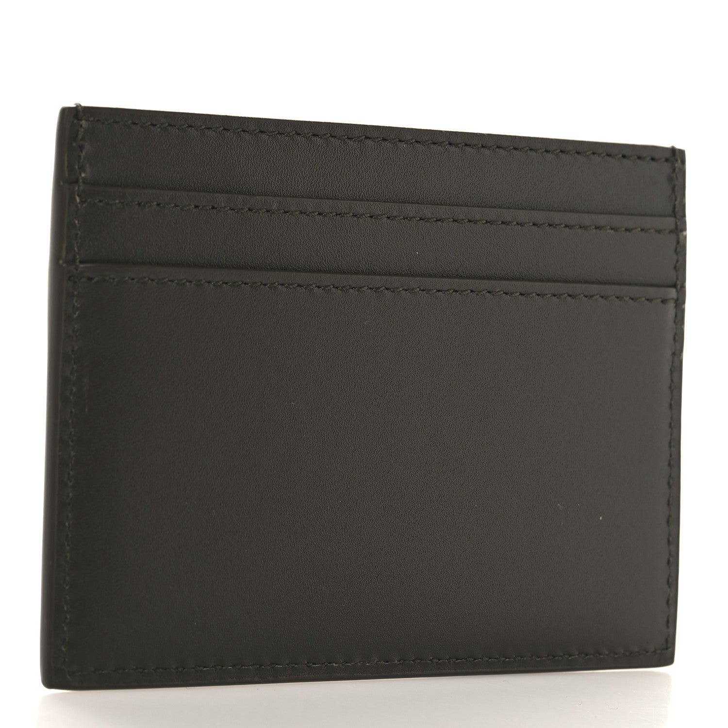 Calfskin Card Case Haunting Green