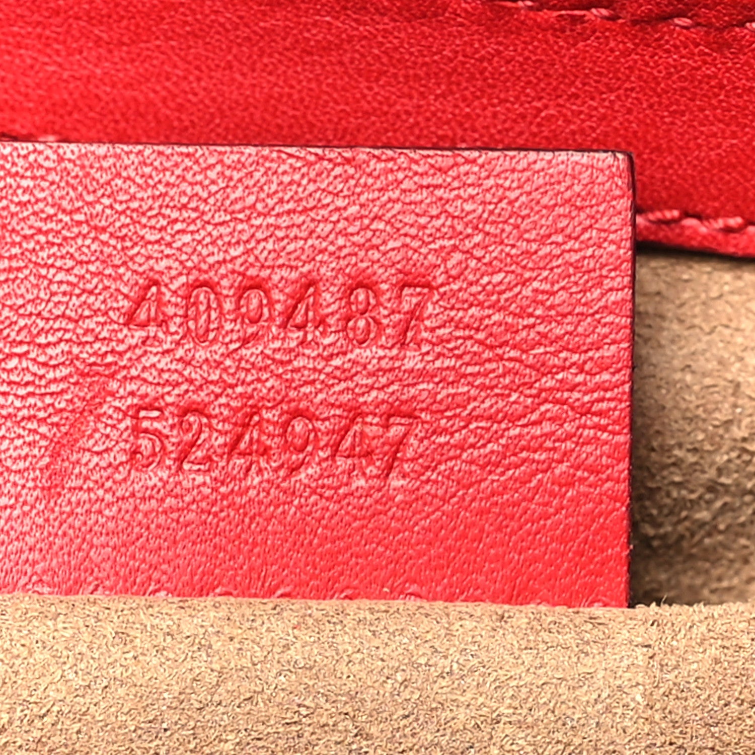 GG Supreme Monogram Calfskin Small Padlock Shoulder Bag Beige Hibiscus Red New Rosette