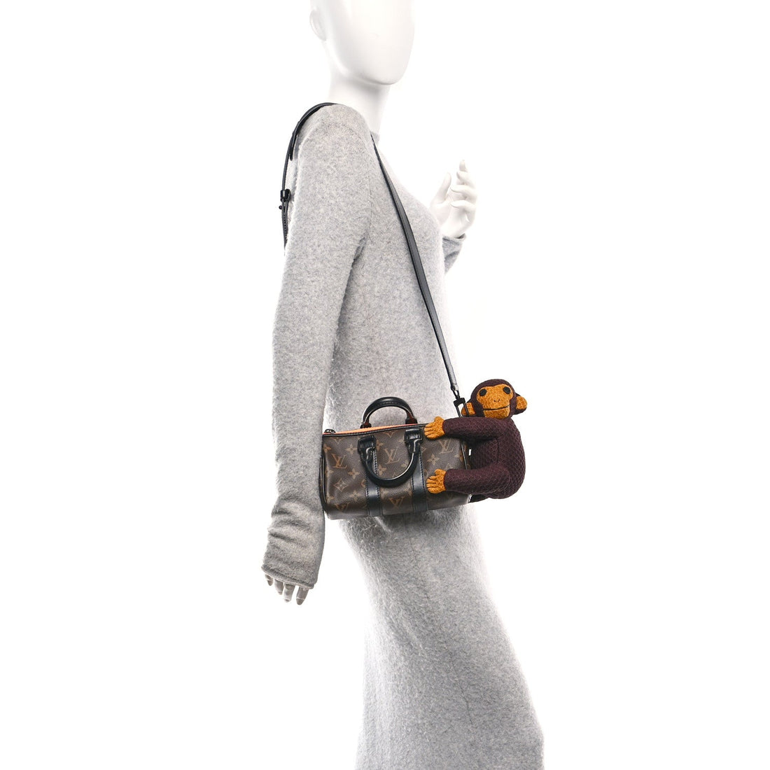 Monogram Monkey Puppet LV Friends Keepall XS