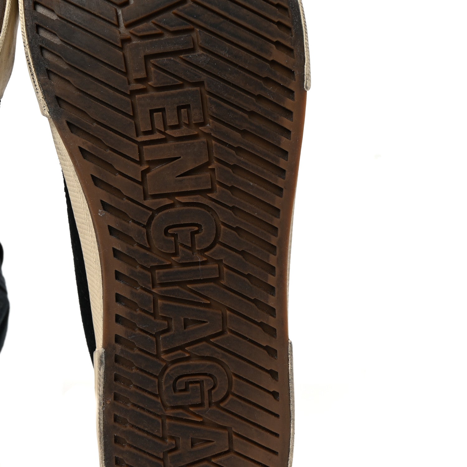 Canvas Distressed Mens Paris High Top Sneakers 38 Black