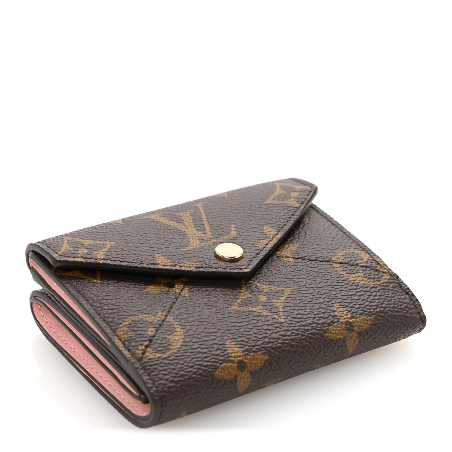 Monogram Celeste Wallet Rose Ballerine