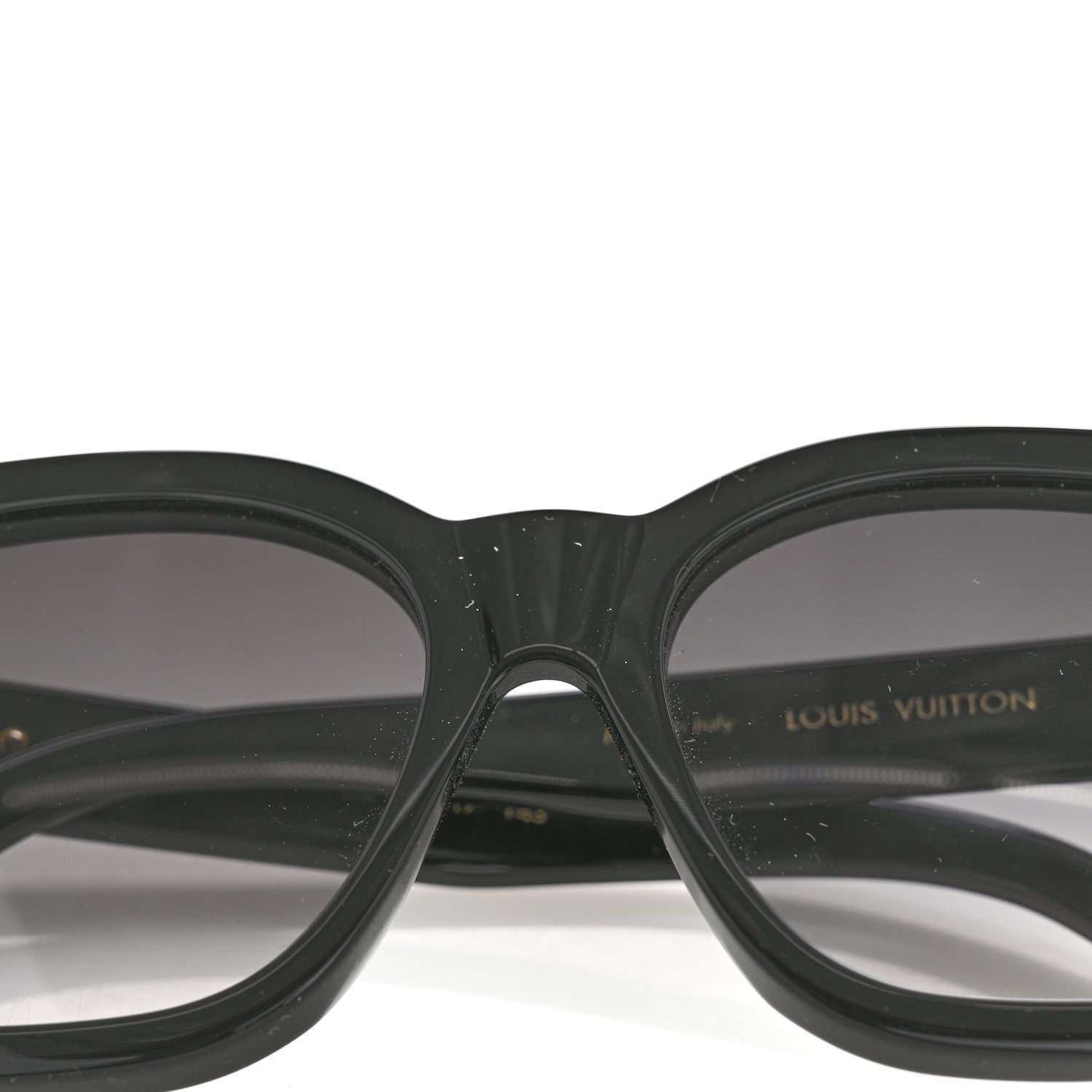 Acetate My Monogram Square Sunglasses Z1523E Black