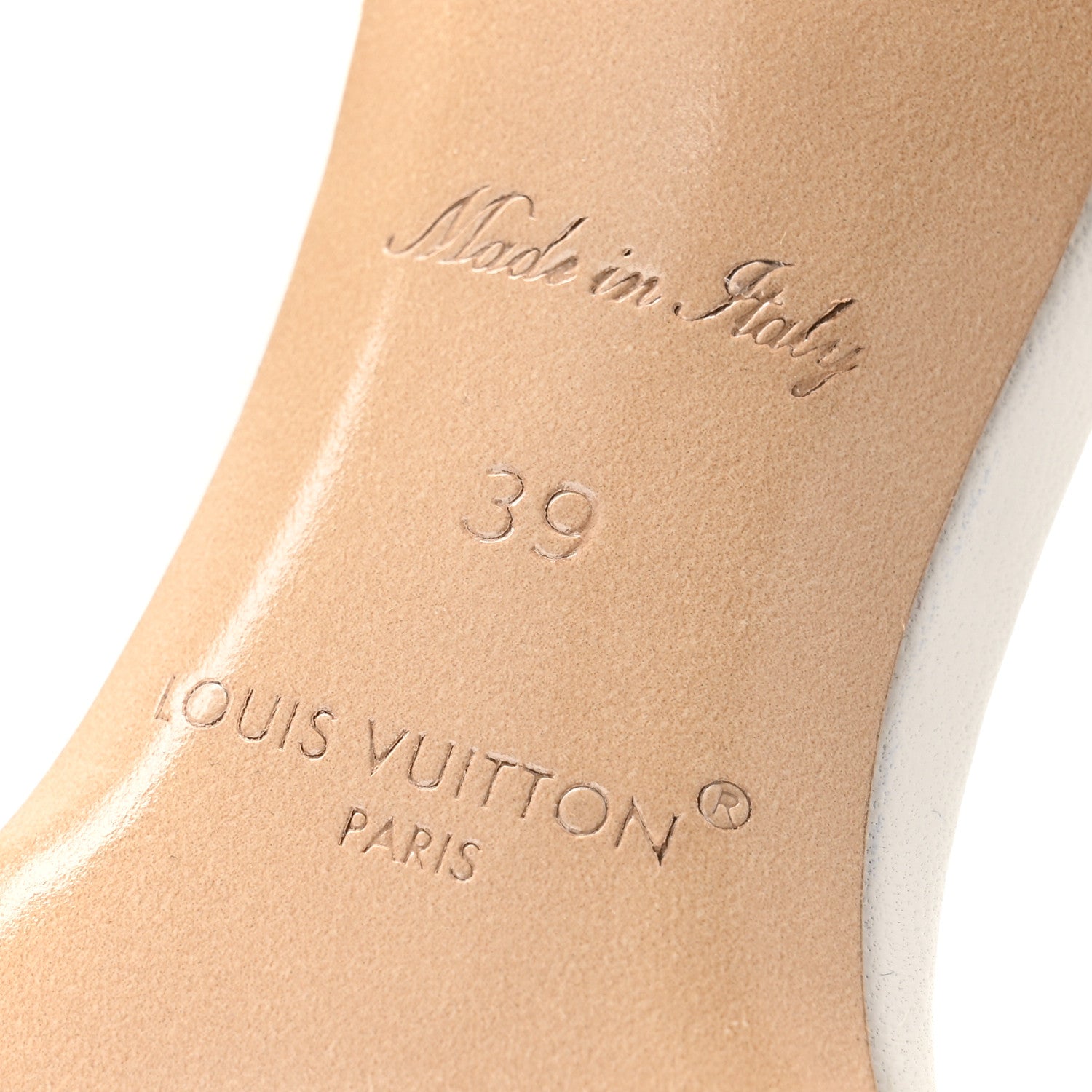 Lambskin Embossed Monogram By The Pool Revival High Heel Mules 39 White Blue Purple