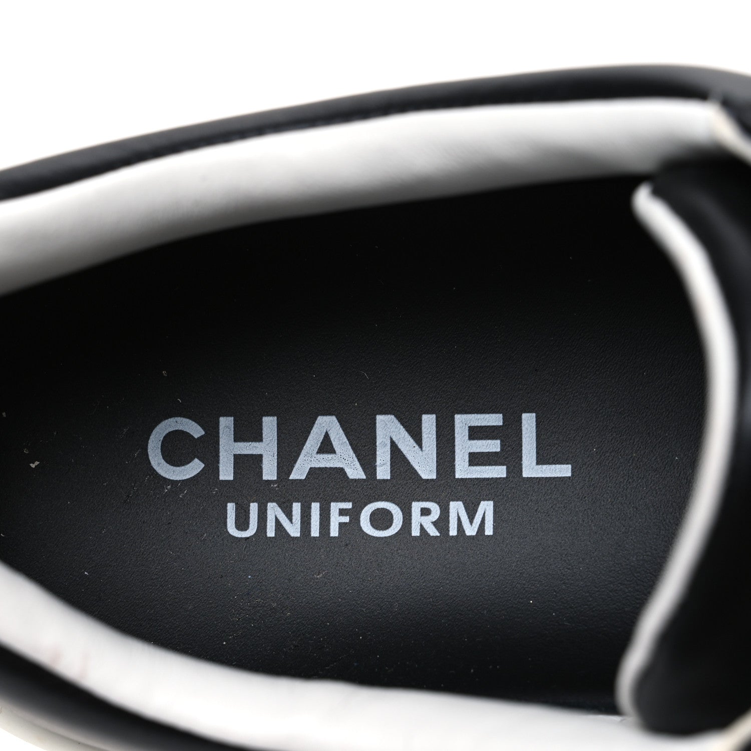 Calfskin CC Mens Sneakers 44 Black