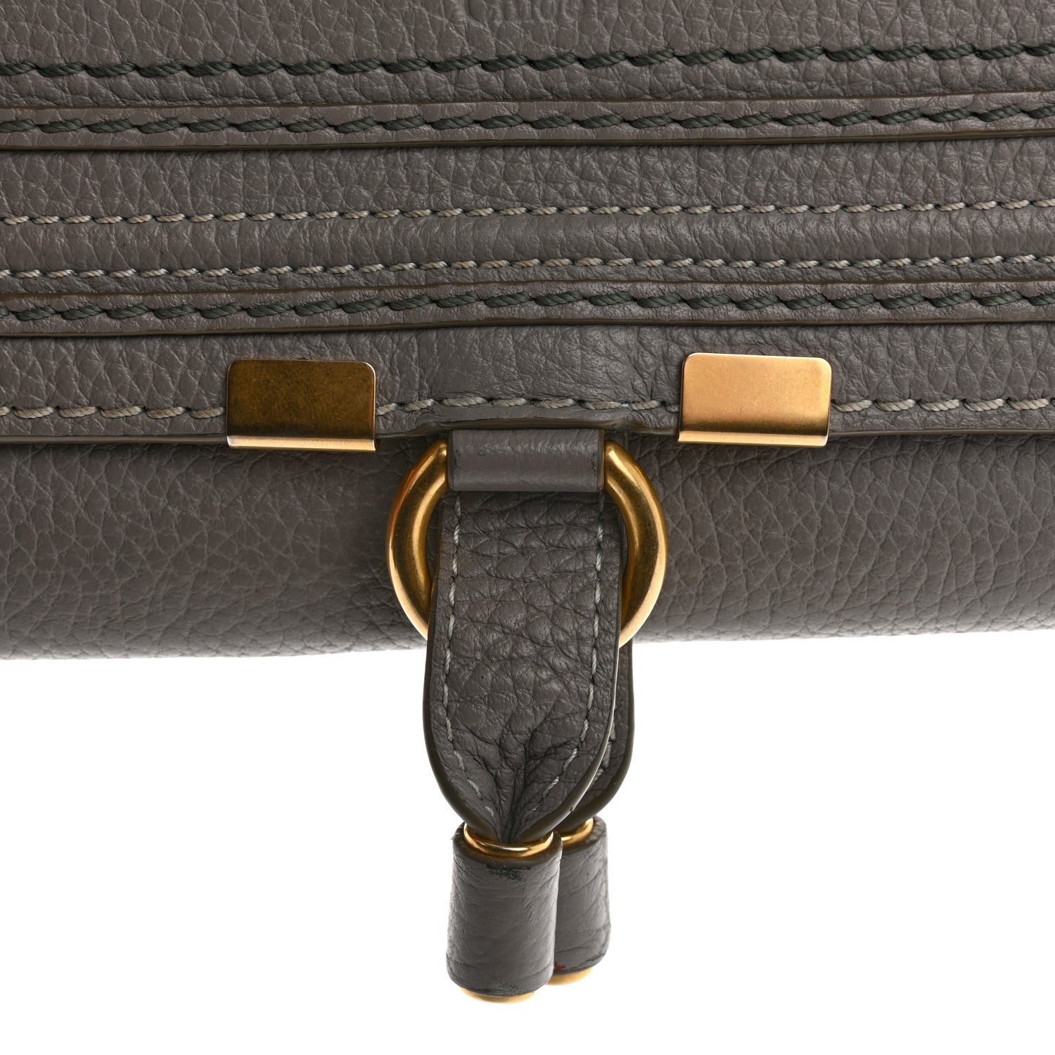 Calfskin Marcie Continental Flap Wallet Cashmere Grey