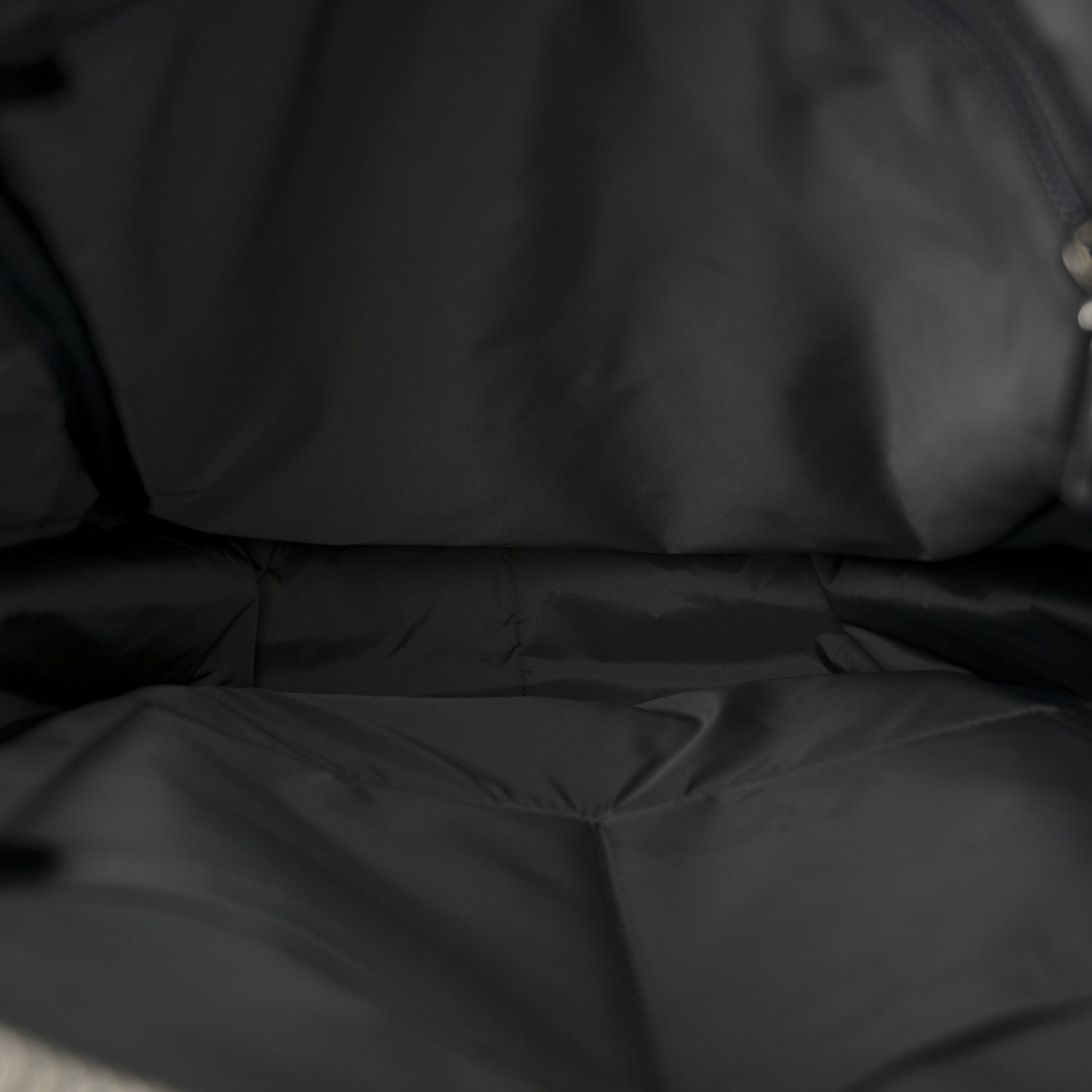 Nylon Calfskin Signature Backpack Black