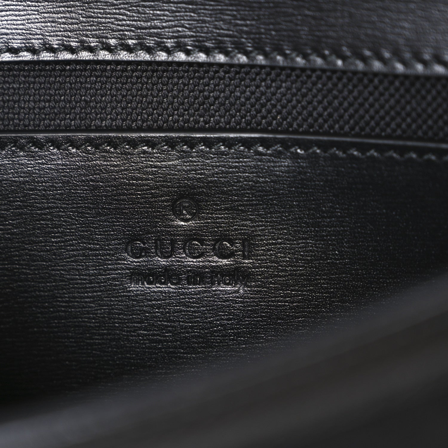 GG Monogram Mini Luce Shoulder Bag Black