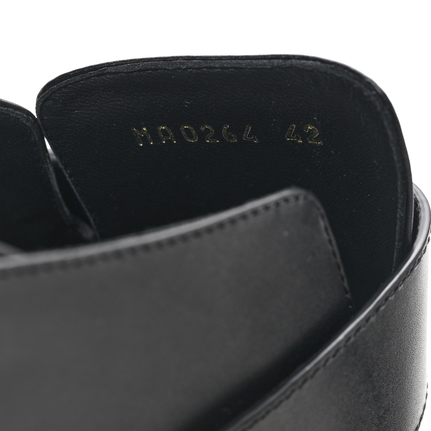 Calfskin Mens LV Cosy Flat Comfort Clog Mules 42 Black