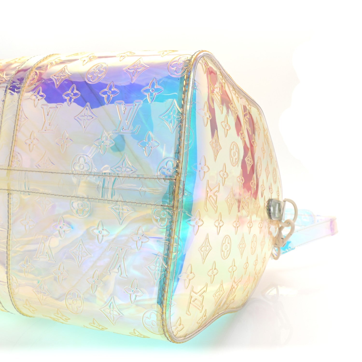 PVC Monogram Keepall Bandouliere 50 Iridescent Prism