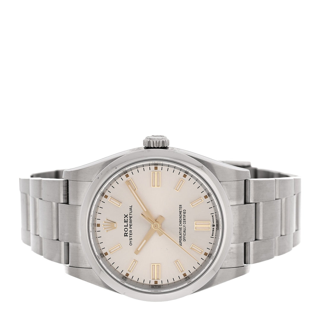 Stainless Steel 36mm Oyster Perpetual Watch Silver 126000