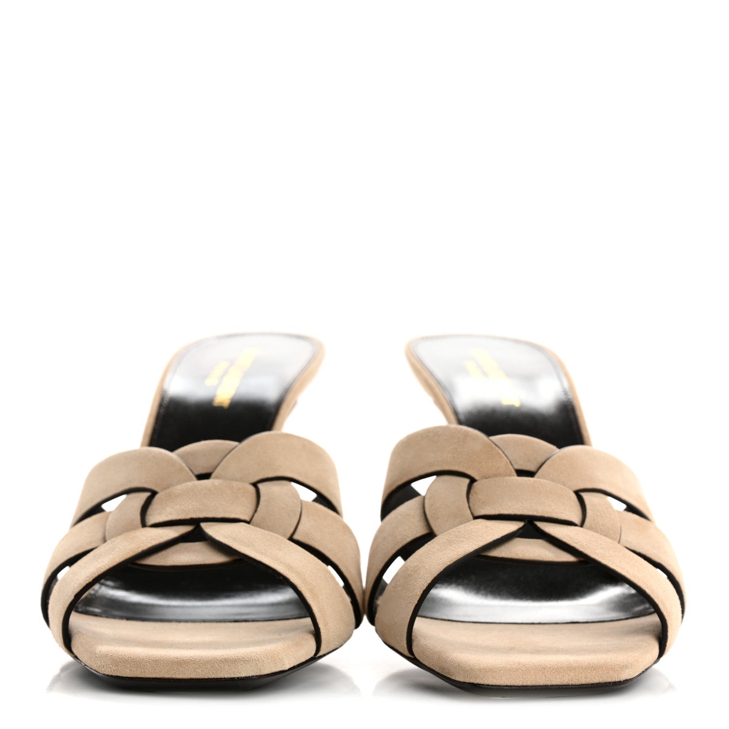 Suede Tribute 85 Slide Sandals 41 Sand