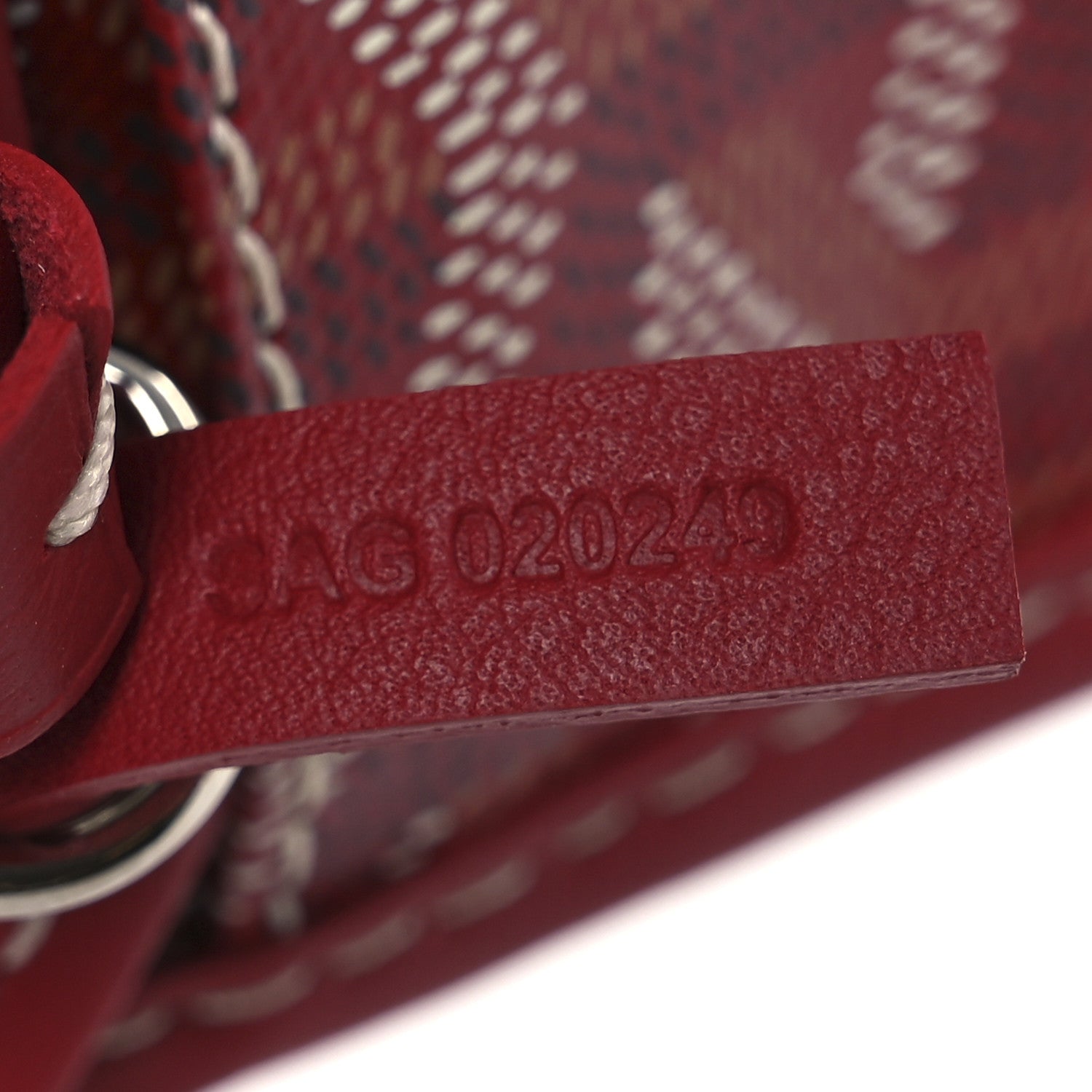 Goyardine Reversible Mini Anjou Red