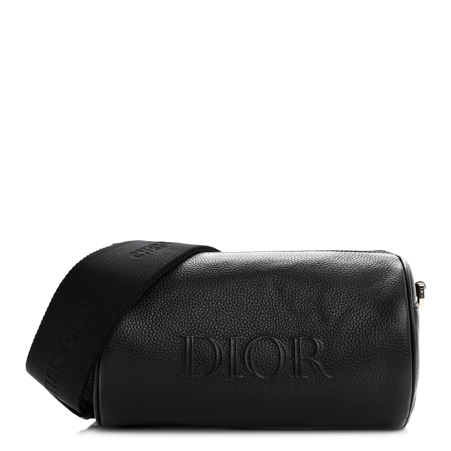 HOMME Grained Calfskin Mens Roller Messenger Black