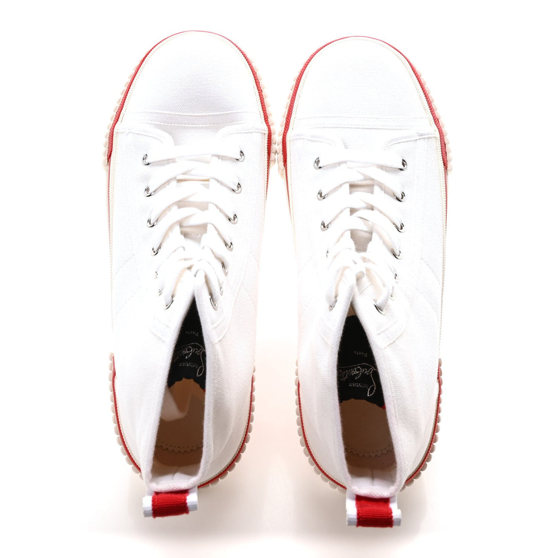 Olona Canvas Mens Pedro Flat Sneakers 43.5 White