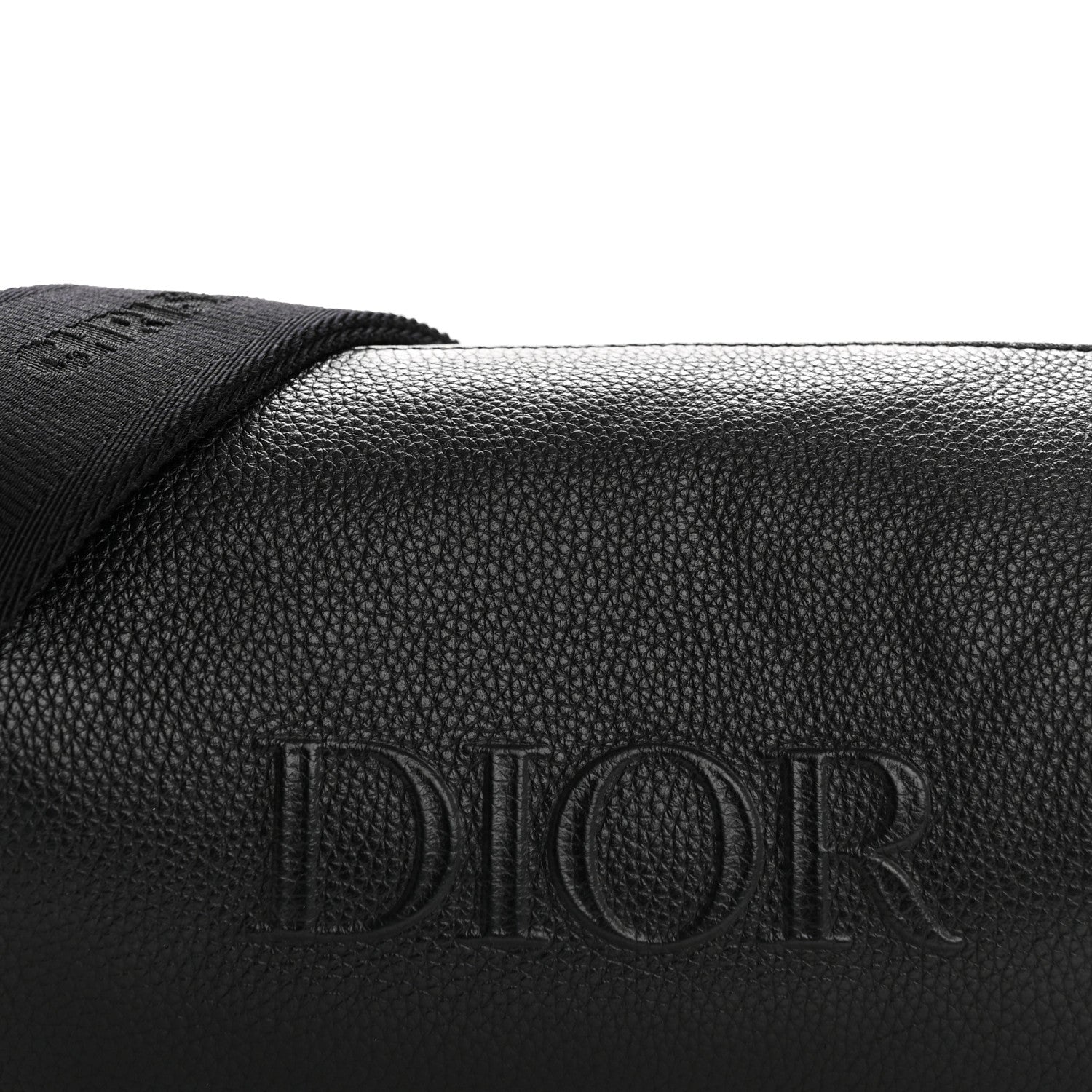 HOMME Grained Calfskin Mens Roller Messenger Black