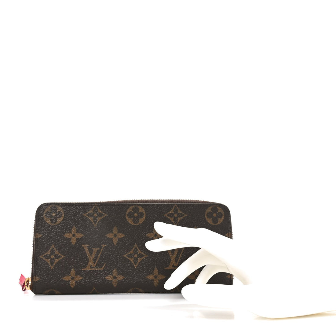 Monogram Clemence Wallet Fuchsia