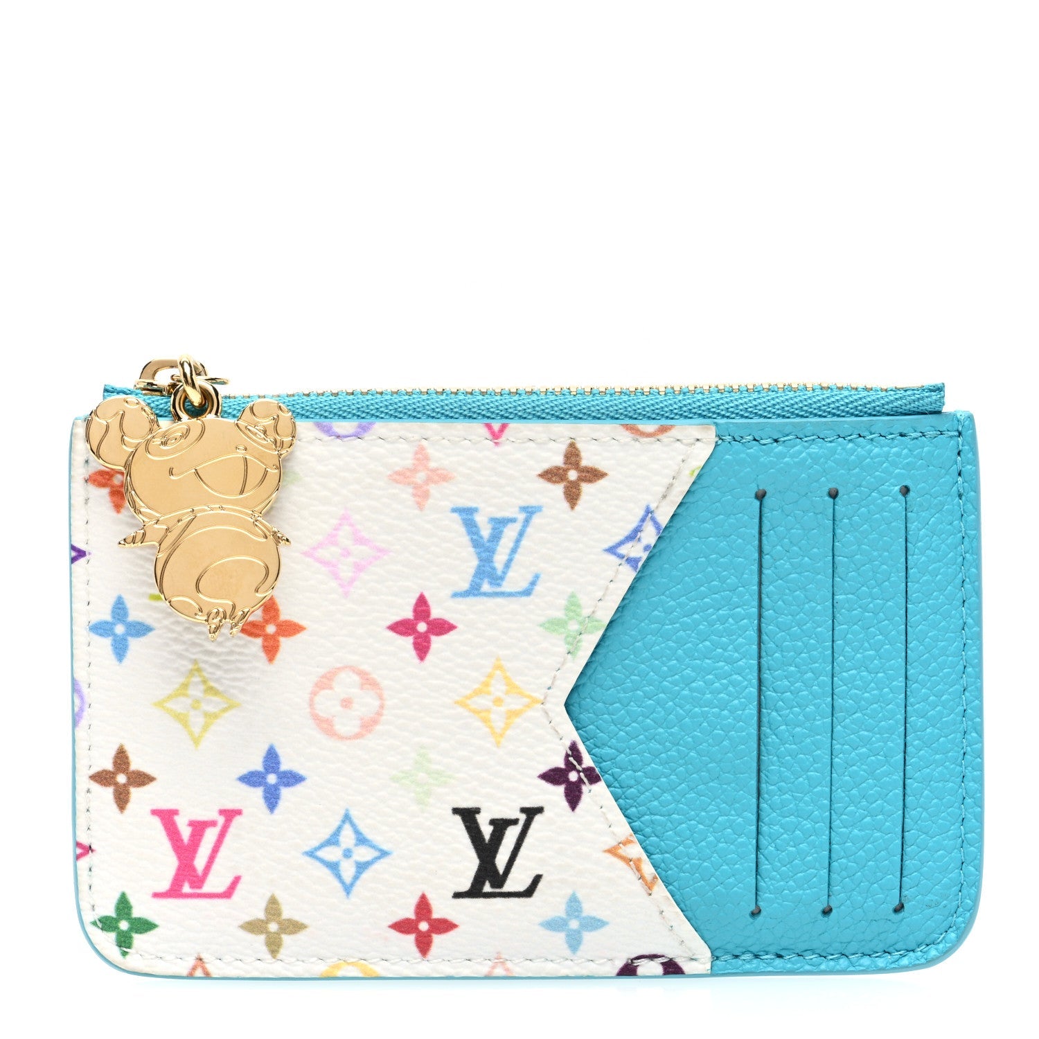 LV X TM Monogram Romy Card Holder Kabira Blue