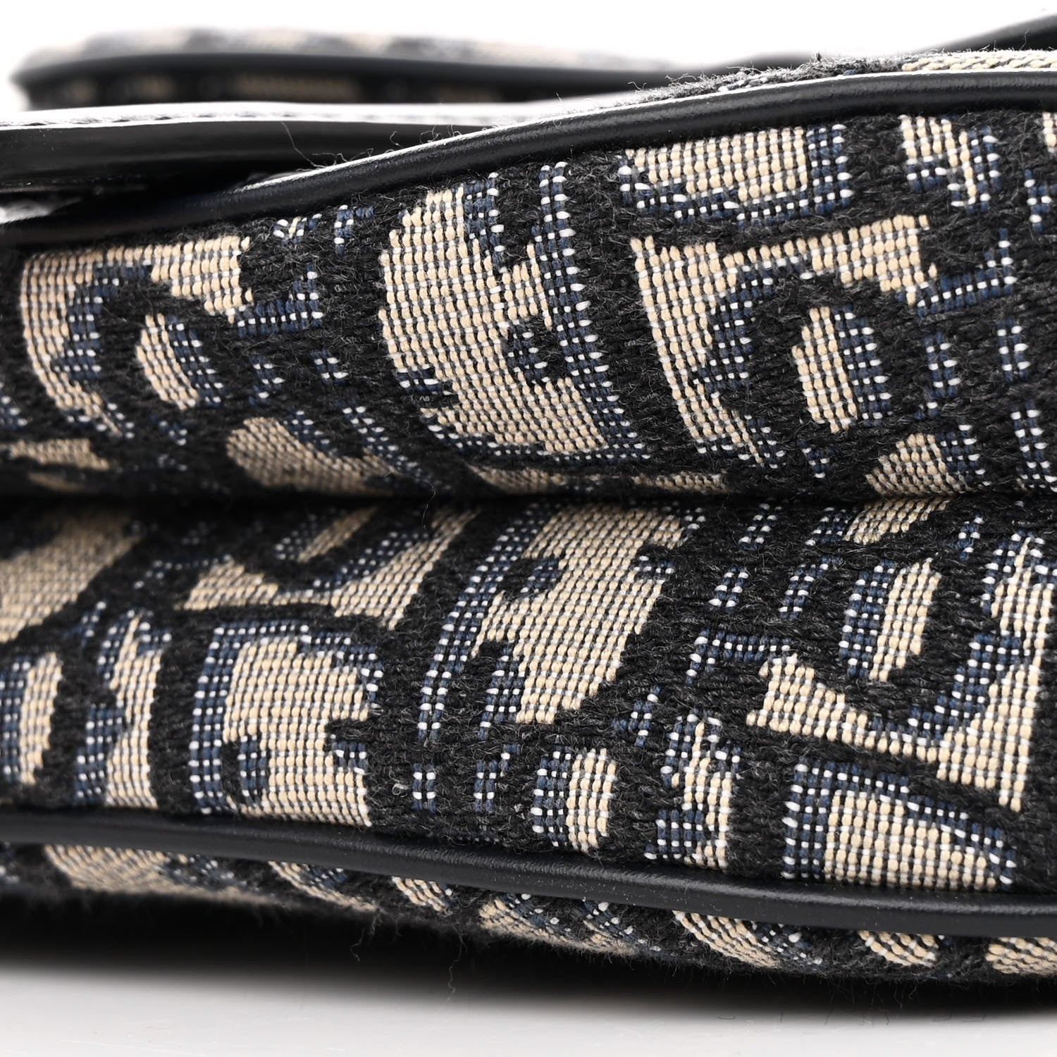 Oblique Mini Saddle Bag Blue