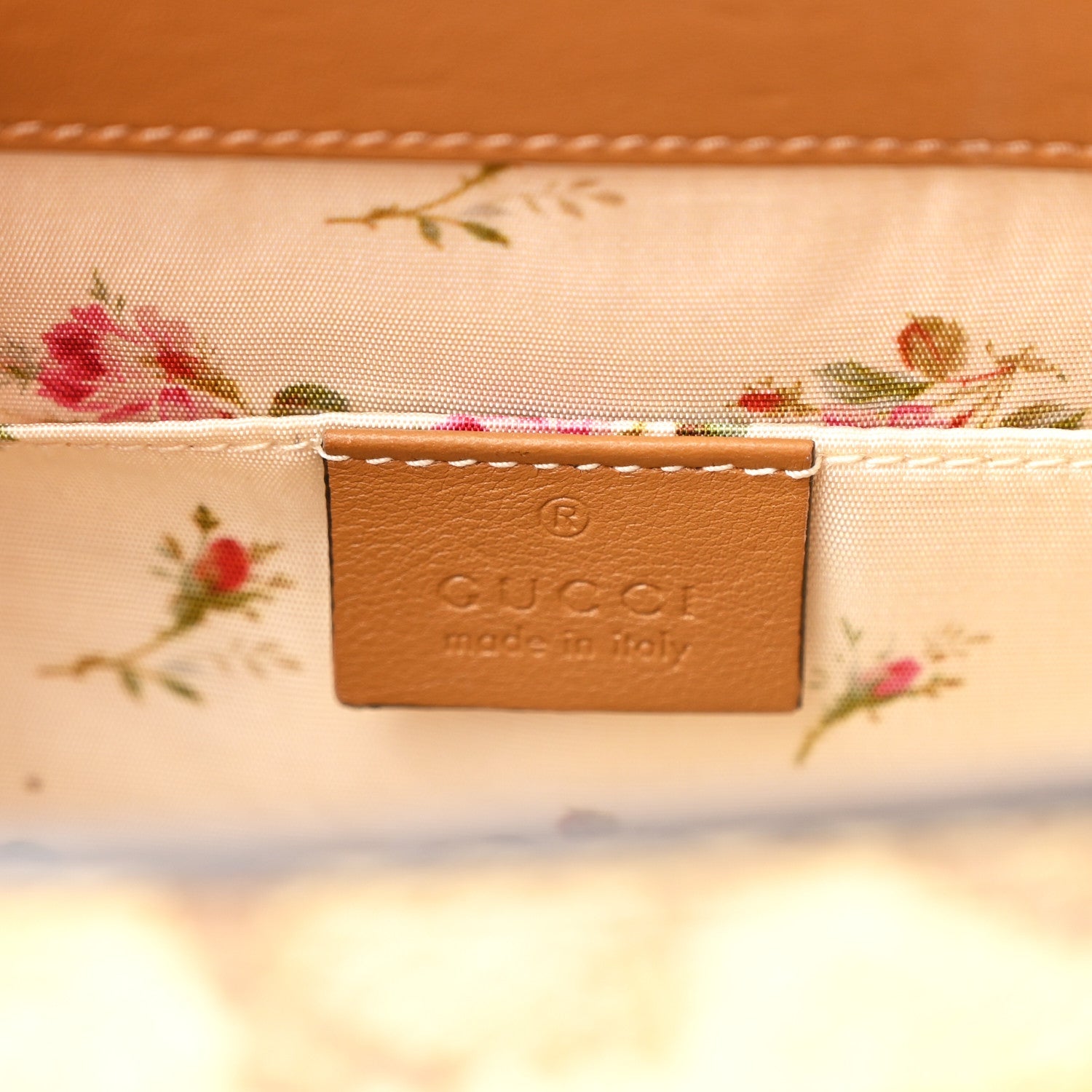 Raffia Elaphe GG Small Ophidia Chain Shoulder Bag Natural Cream Brown