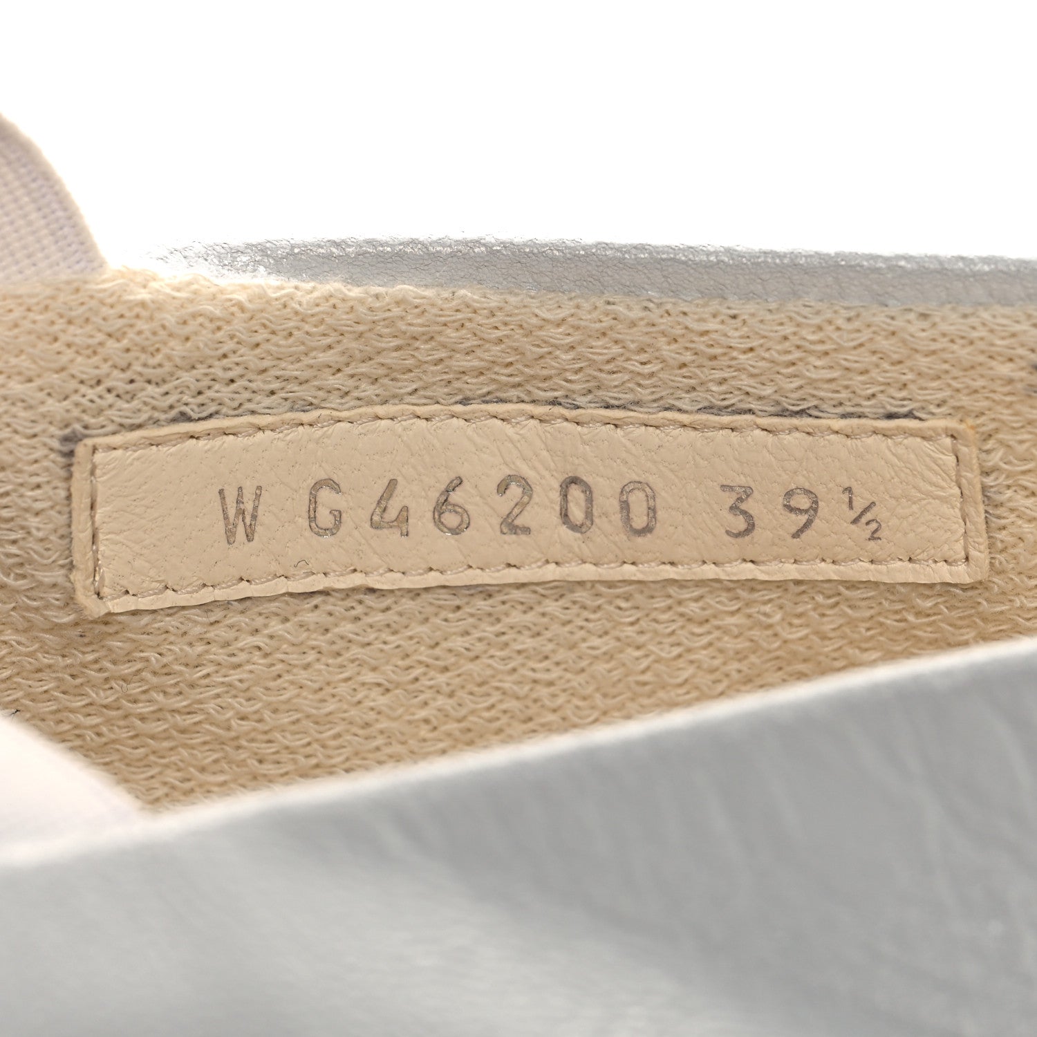 Lambskin Cap Toe CC Mary Jane Flats 39.5 White