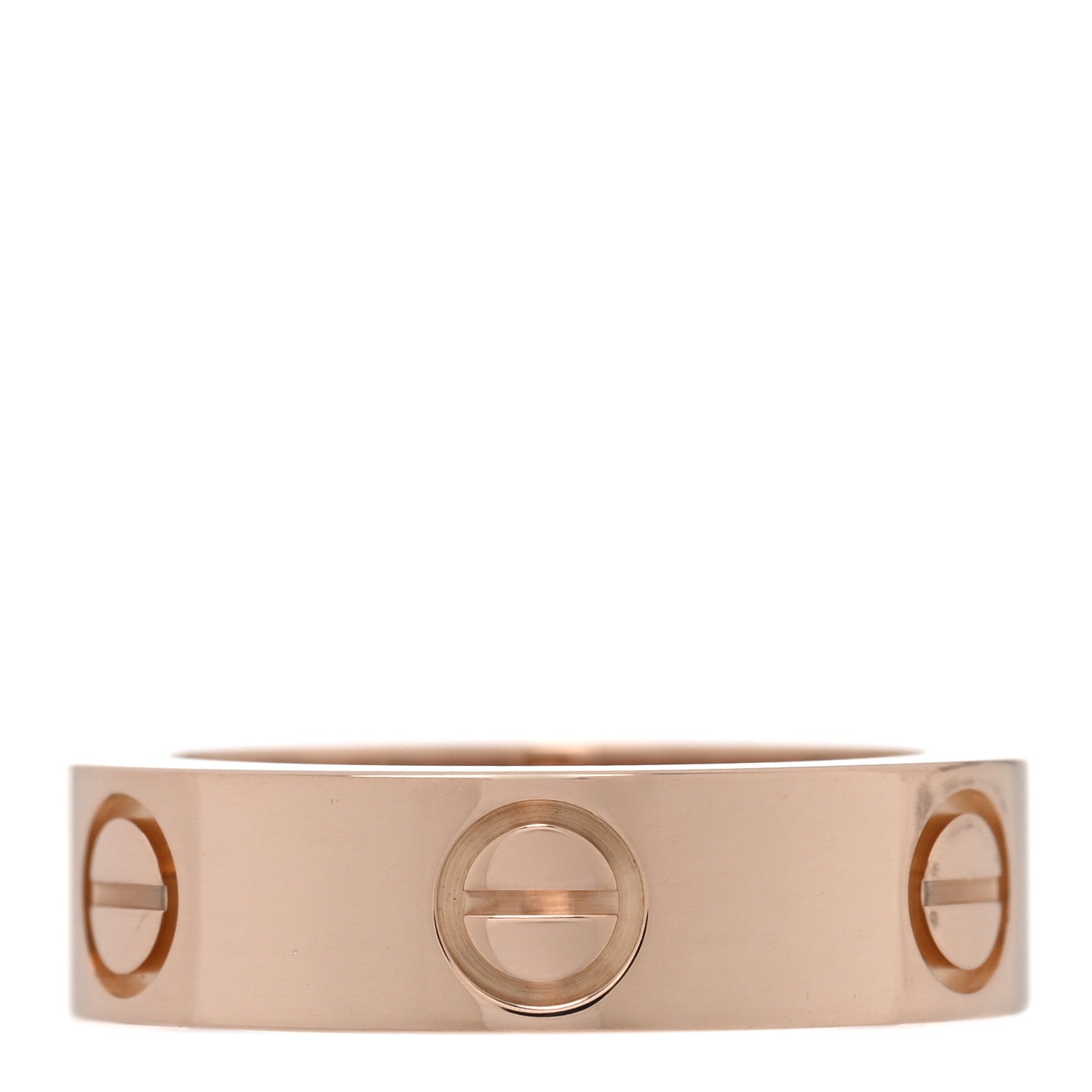 18K Pink Gold Pink Sapphire 5.5mm LOVE Ring 50 5.25