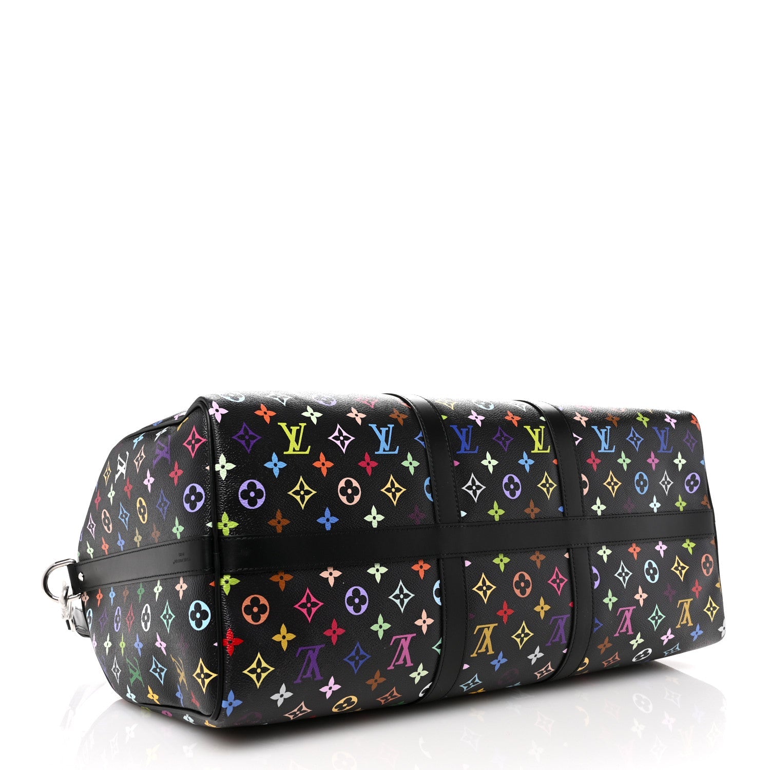 LV X TM Monogram Multicolor Keepall Bandouliere 50 Black