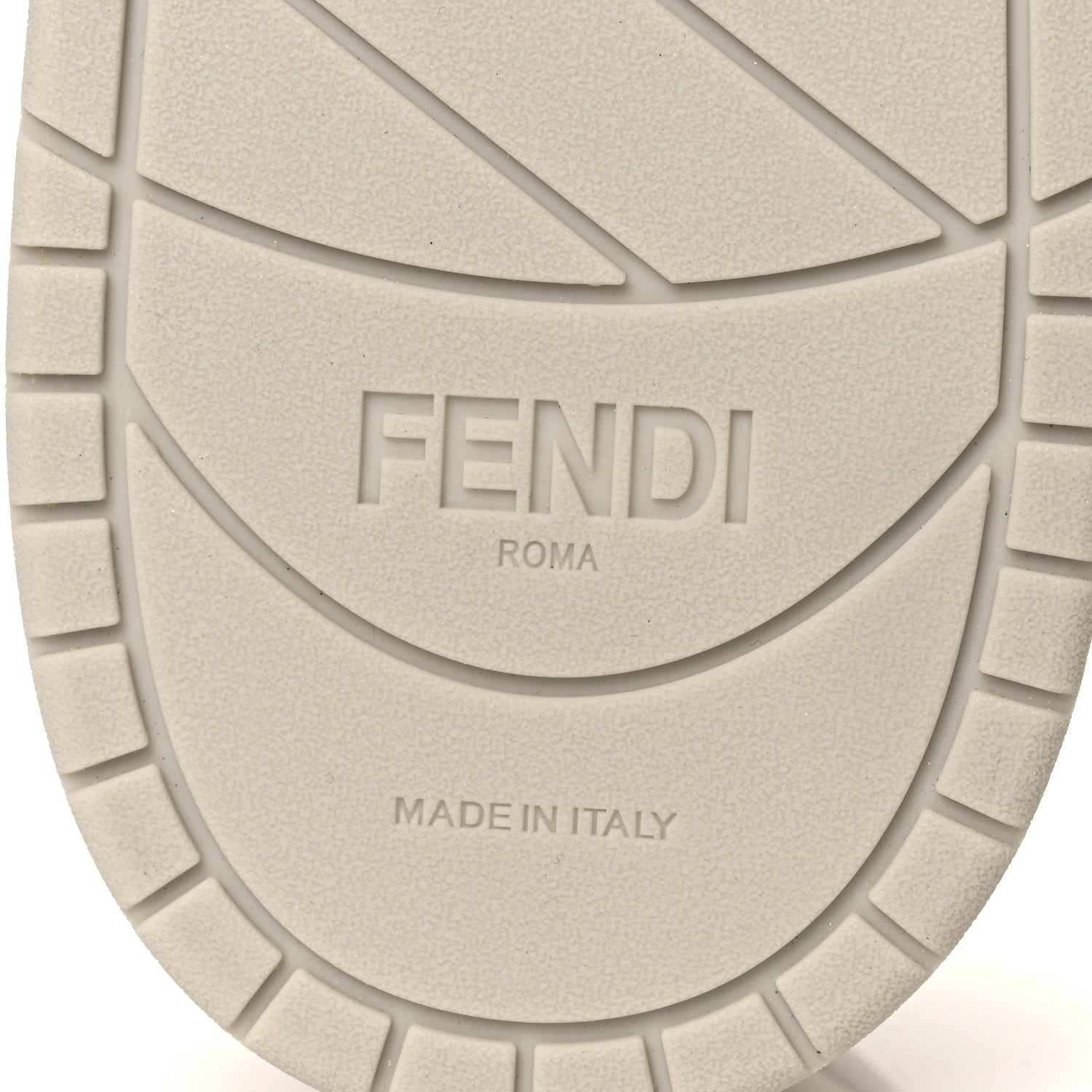 Calfskin Mens Fendi Match Low Top Sneakers 7 White Beige